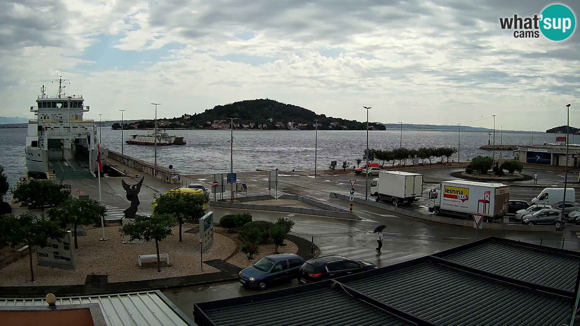 Webcam Ugljan – Preko Ferry to Zadar