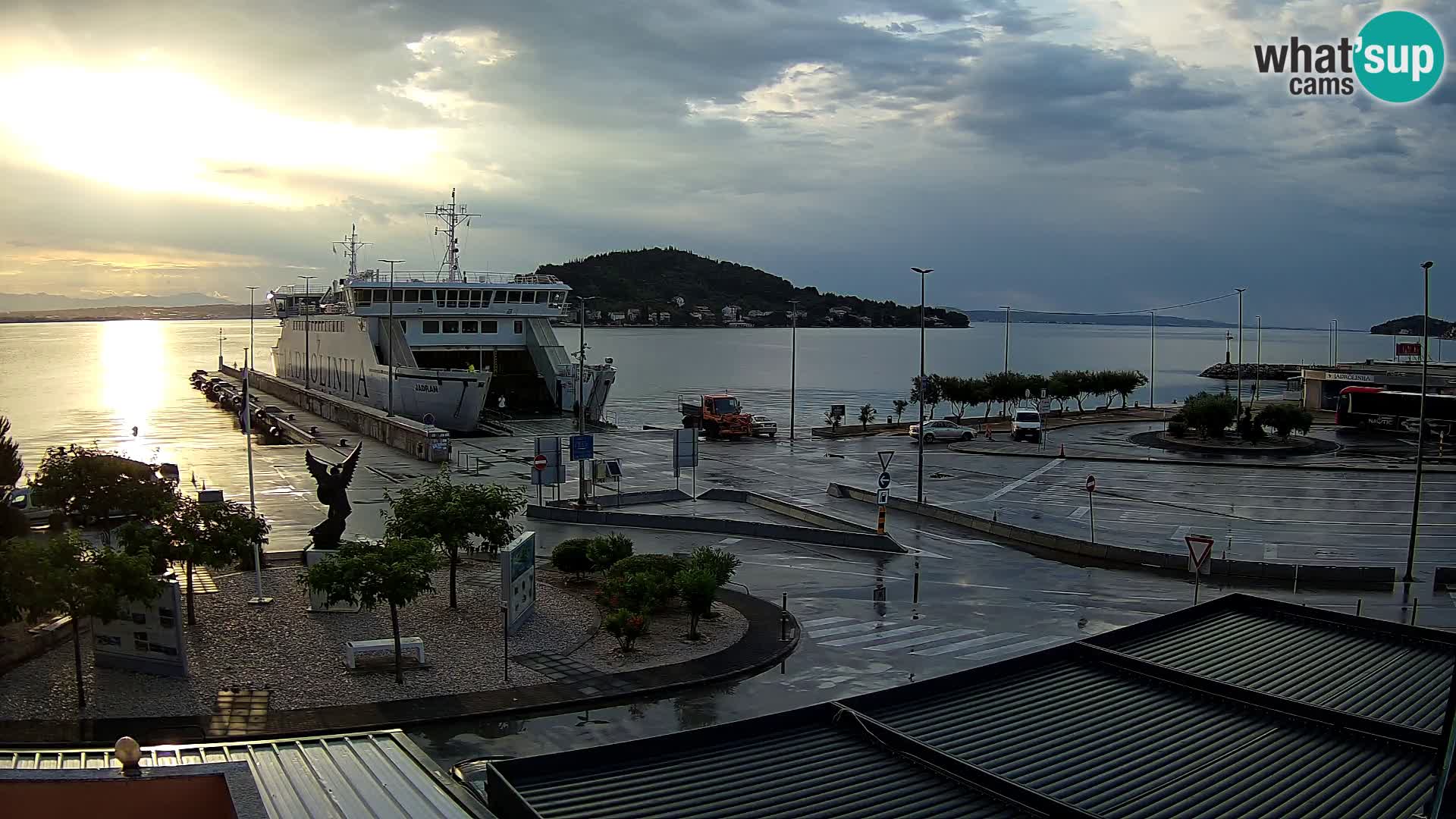 Webcam Ugljan – Preko Ferry to Zadar
