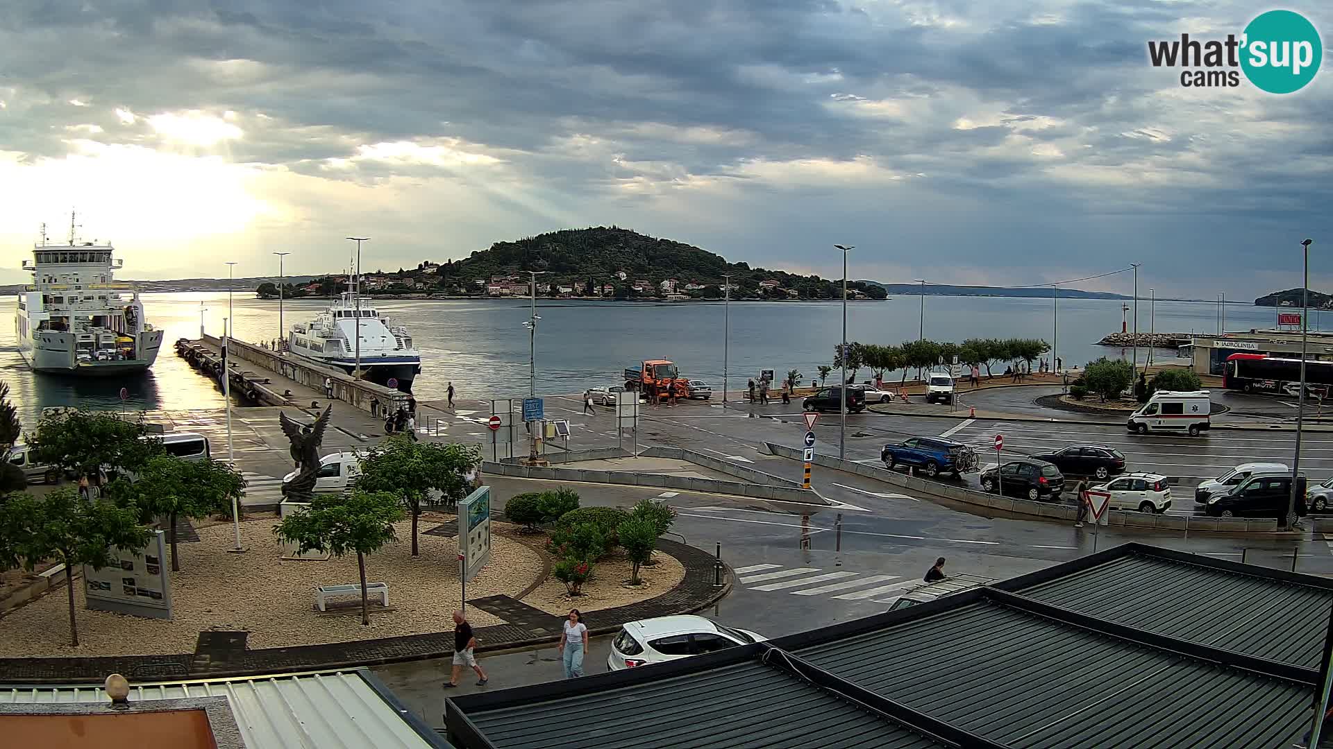 Webcam Ugljan – Preko Ferry to Zadar