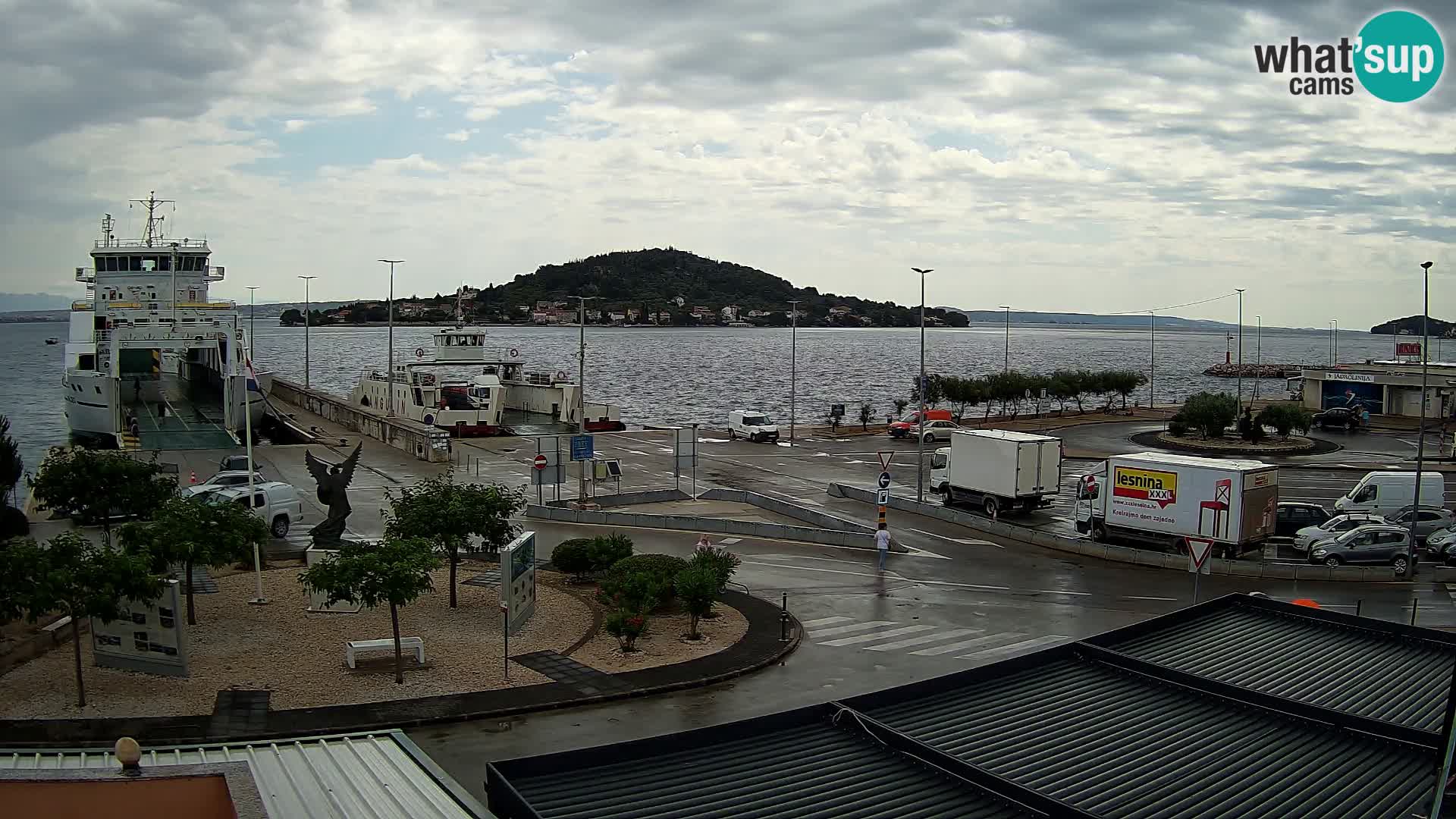 Webcam Ugliano – terminal traghetto da Preko a Zara