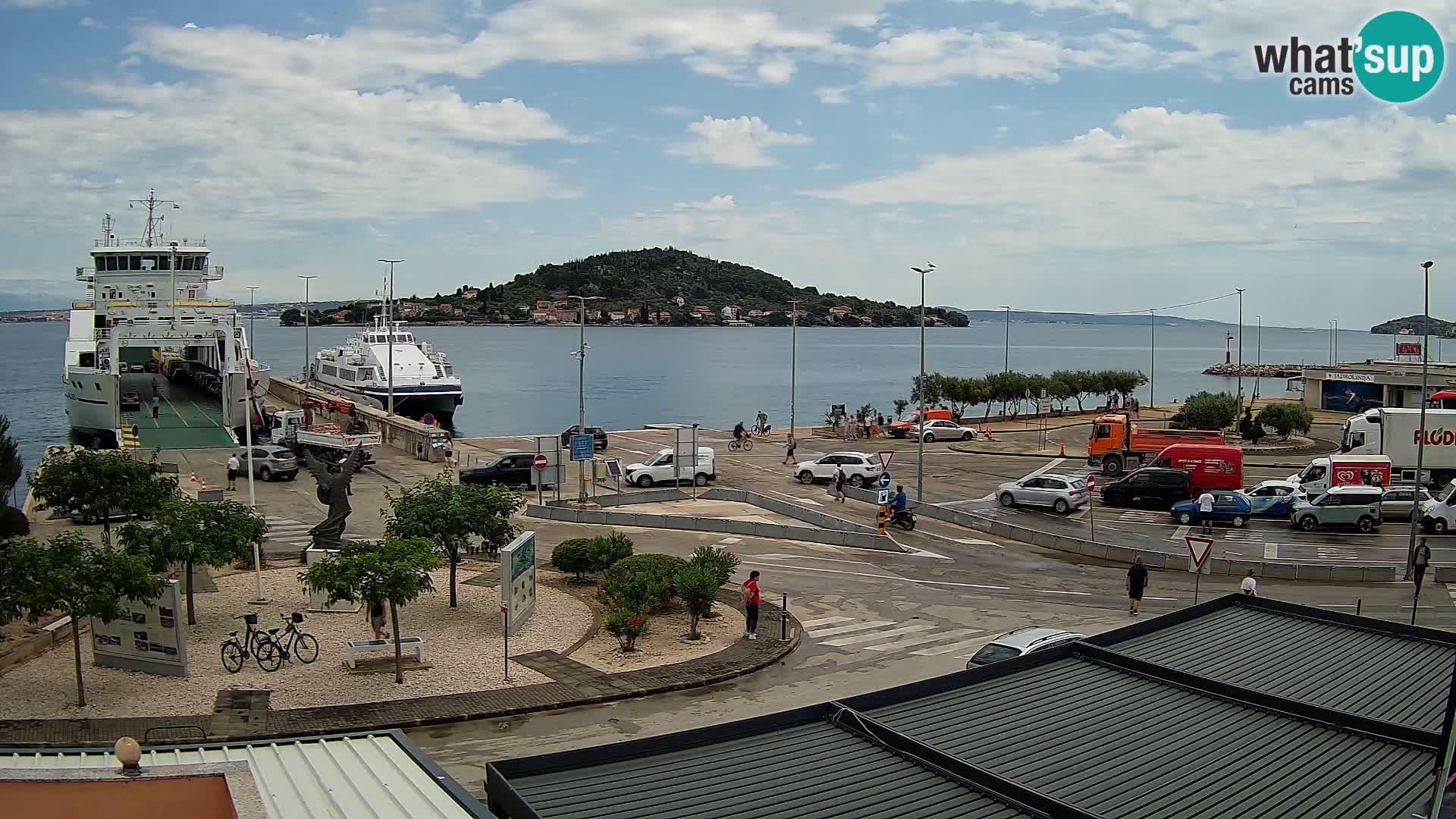 Webcam Ugliano – terminal traghetto da Preko a Zara