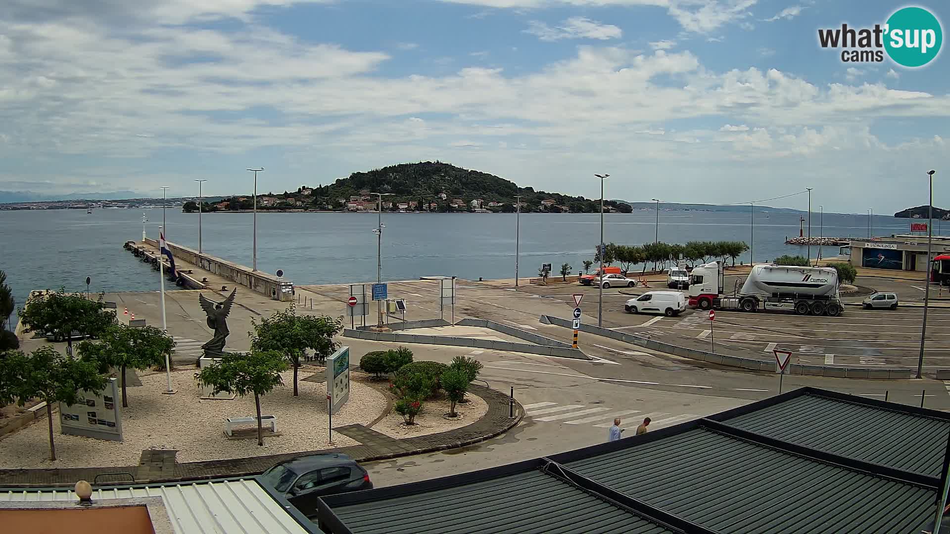 Webcam Ugljan – Preko Ferry to Zadar