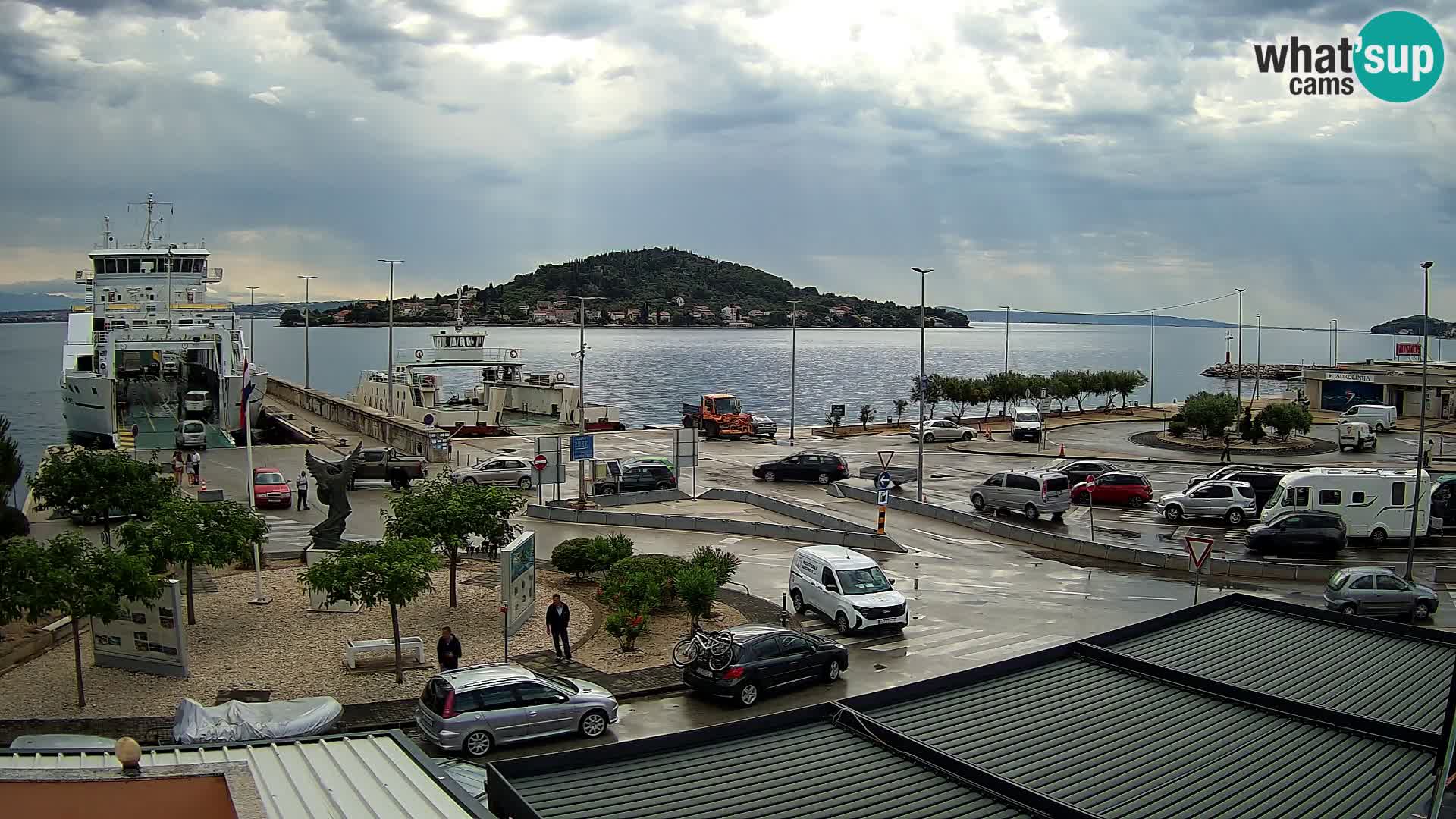 Spletna kamera Ugljan – trajekt Preko – Zadar