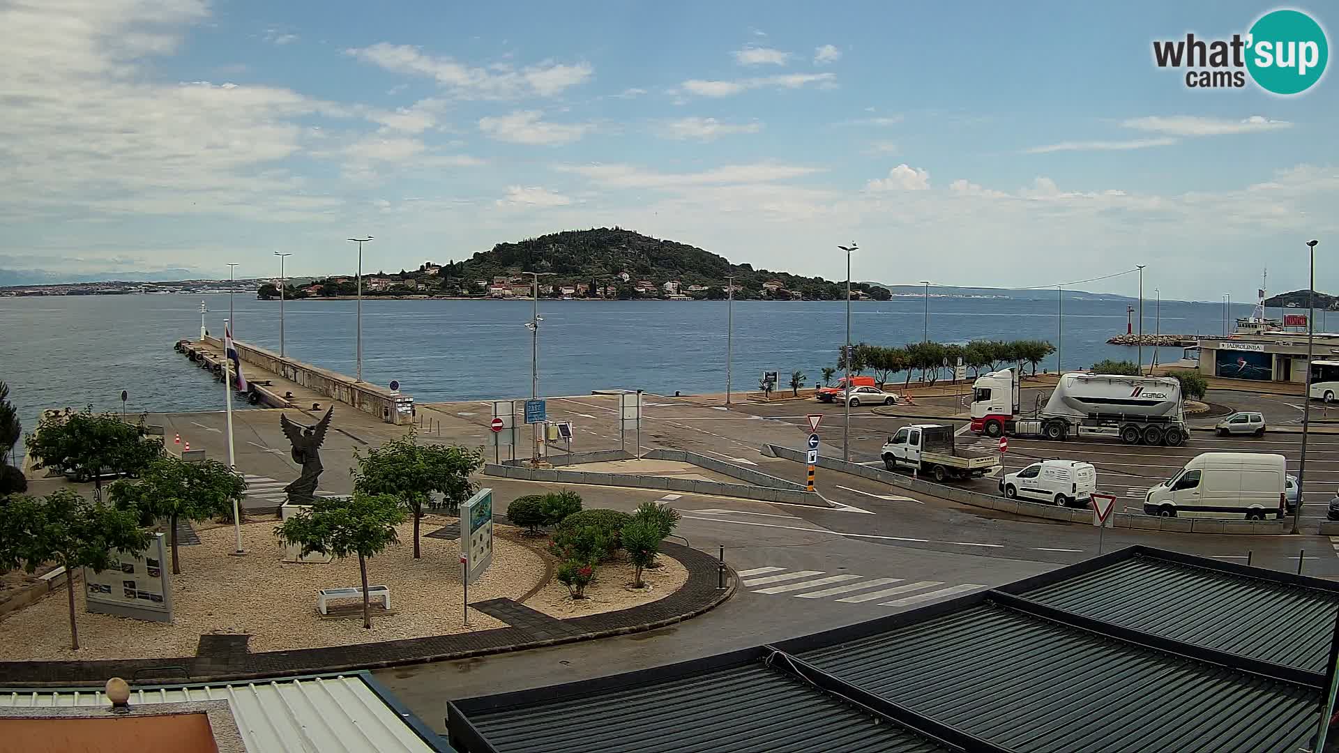 Webcam Ugljan – Preko Ferry to Zadar