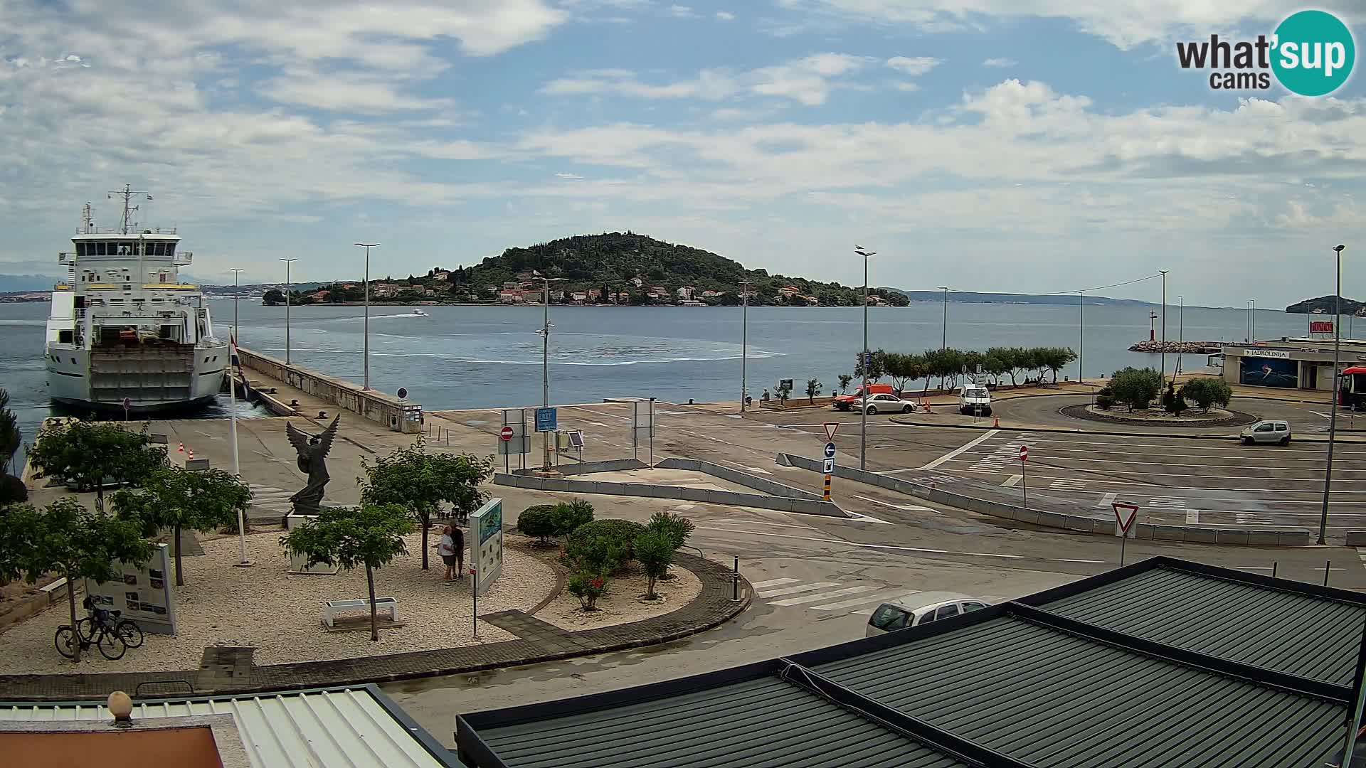 Webcam Ugljan – Preko Ferry to Zadar