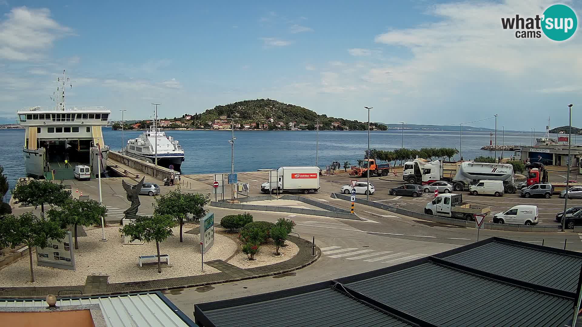 Webcam Ugljan – Preko Ferry to Zadar
