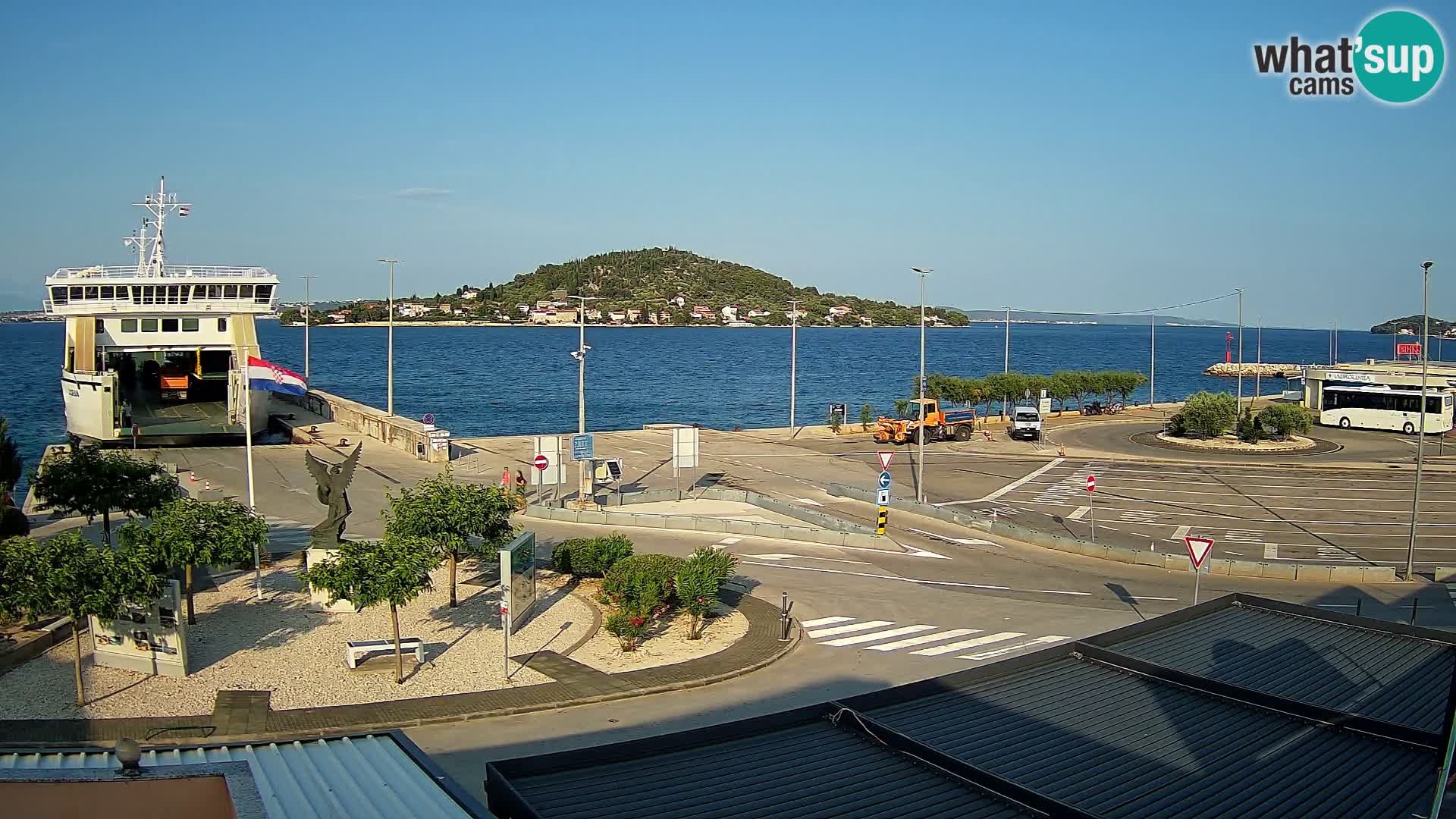 Webcam Ugljan – Preko Ferry to Zadar
