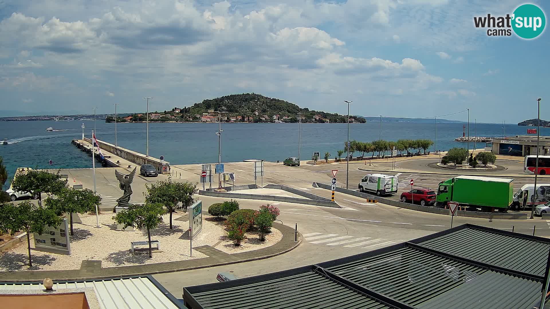 Webcam Ugljan – Preko Ferry to Zadar