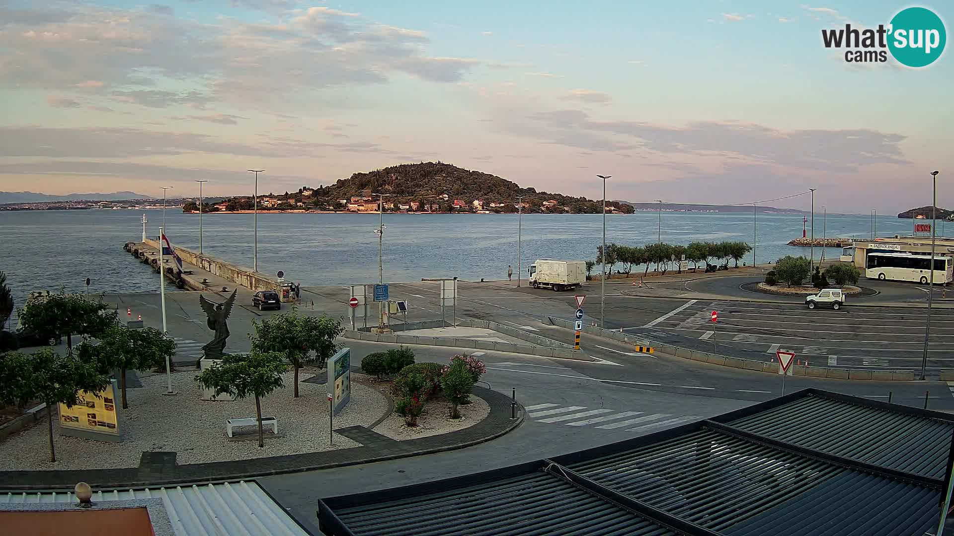 Webcam Ugliano – terminal traghetto da Preko a Zara