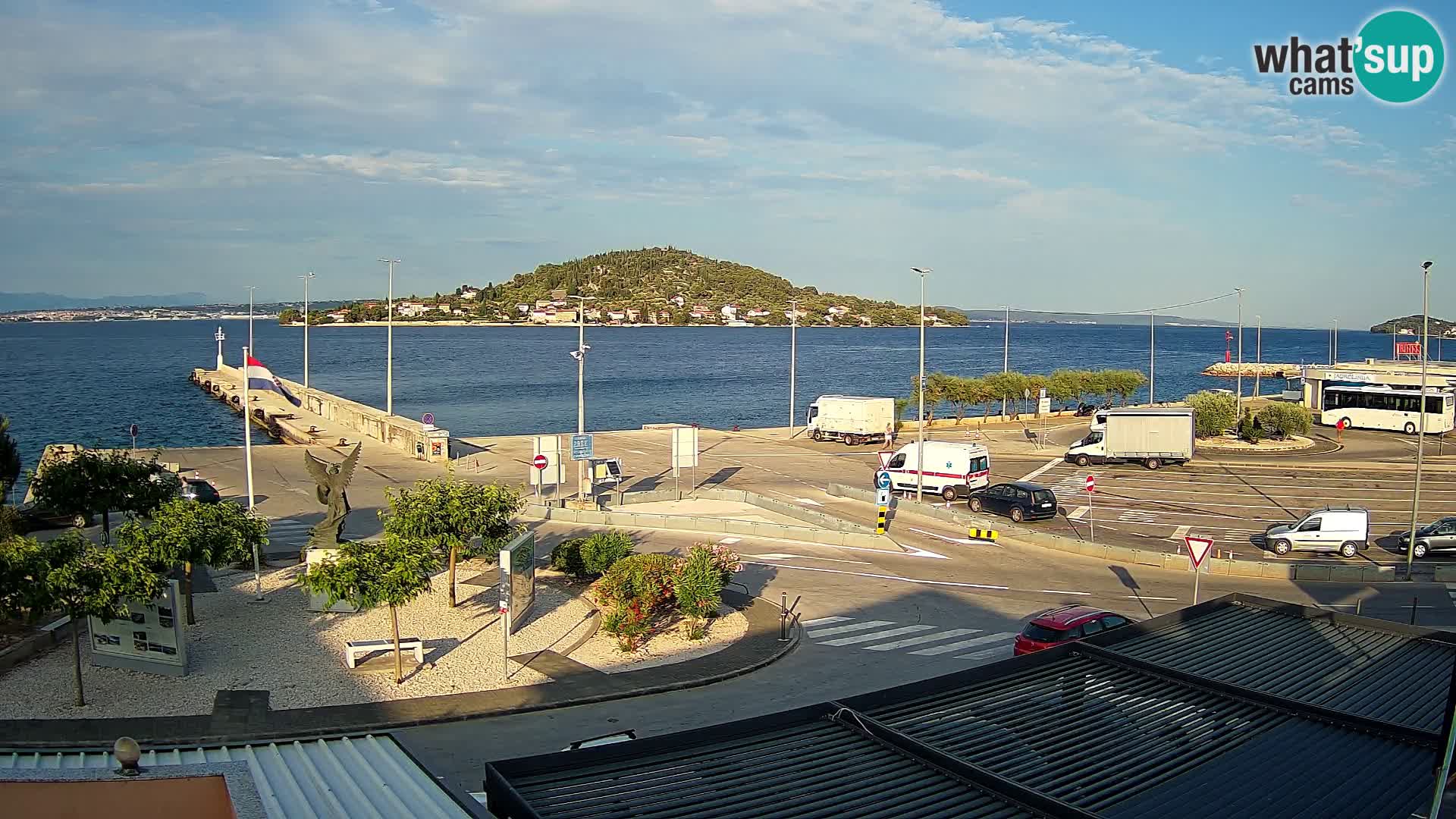 Webcam Ugljan – Preko Ferry to Zadar