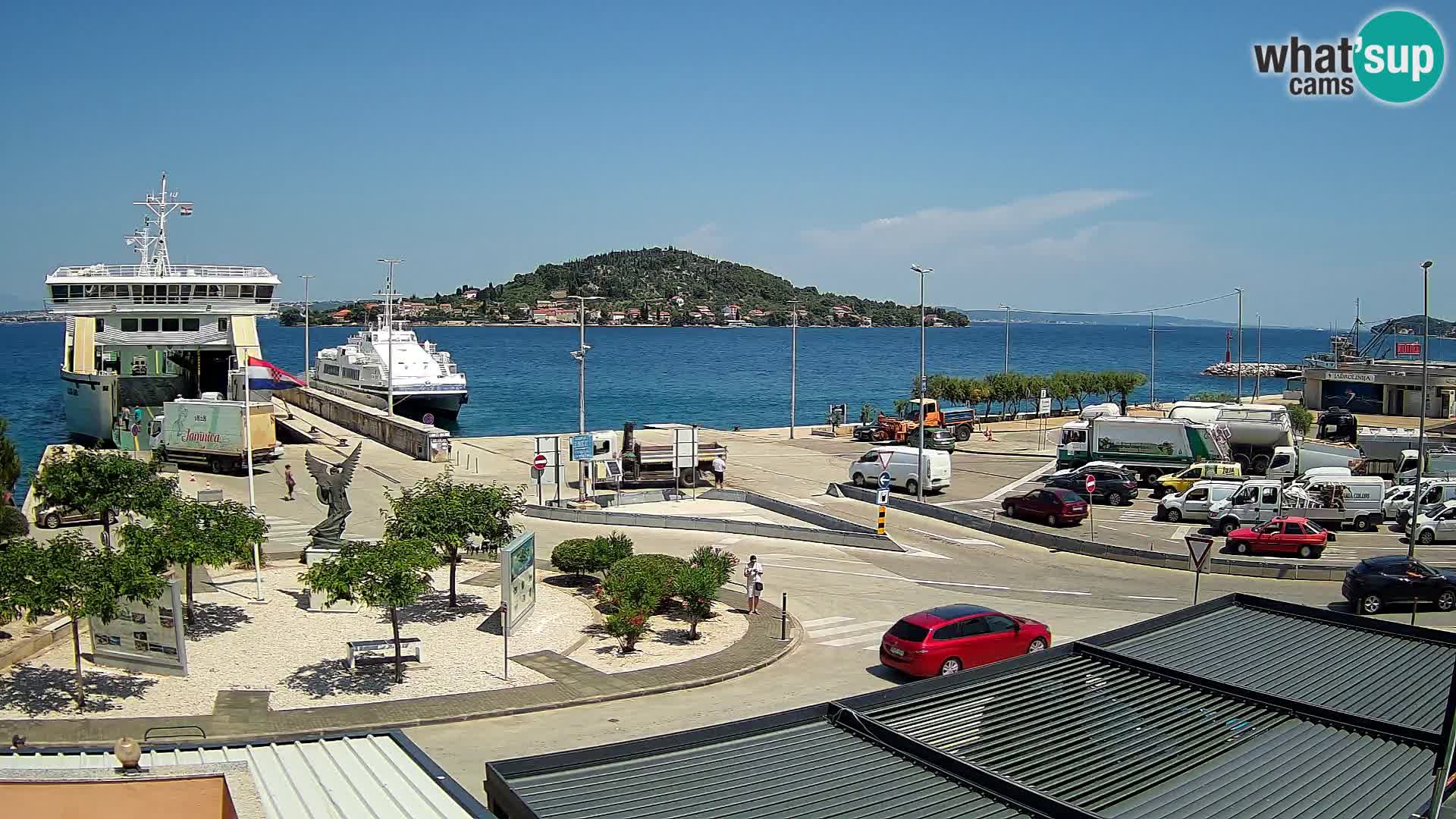 UGLJAN Webcam – Preko-Fähre nach Zadar