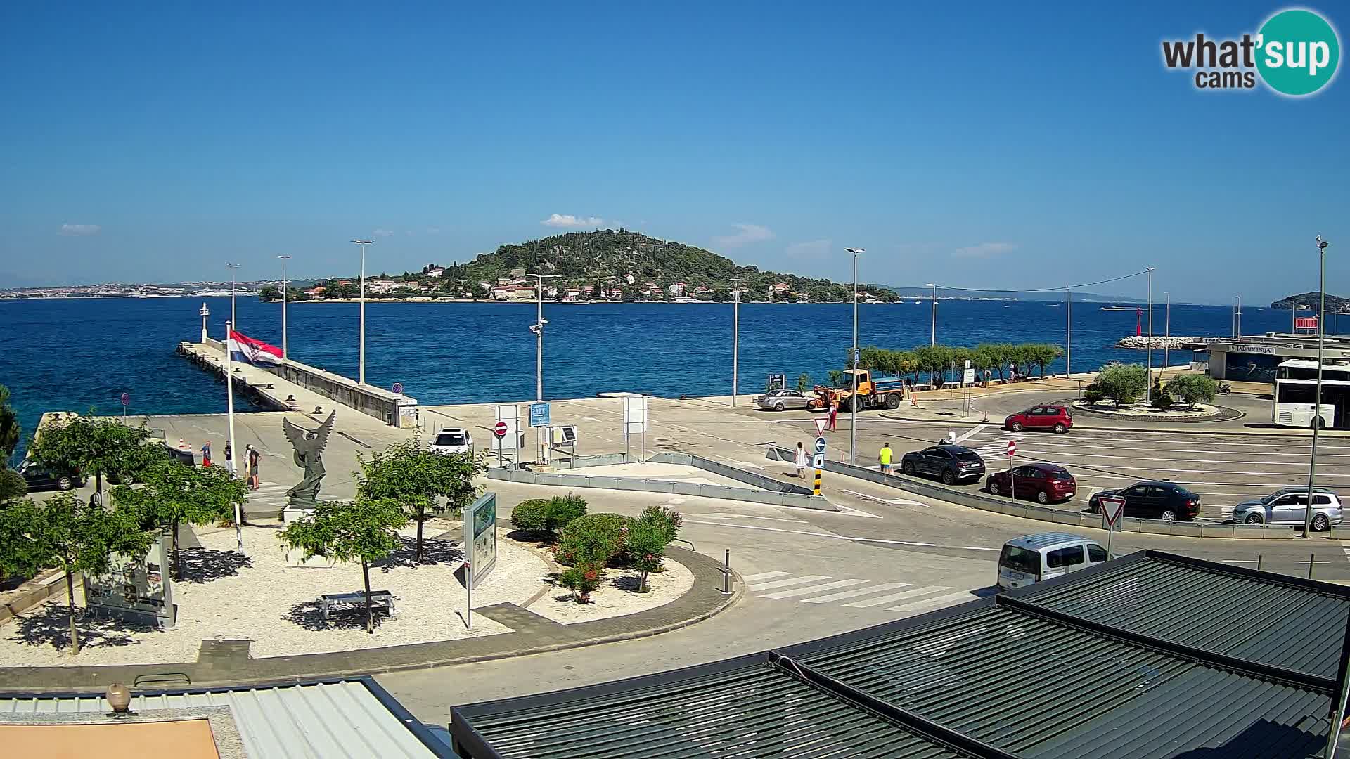 Webcam Ugliano – terminal traghetto da Preko a Zara