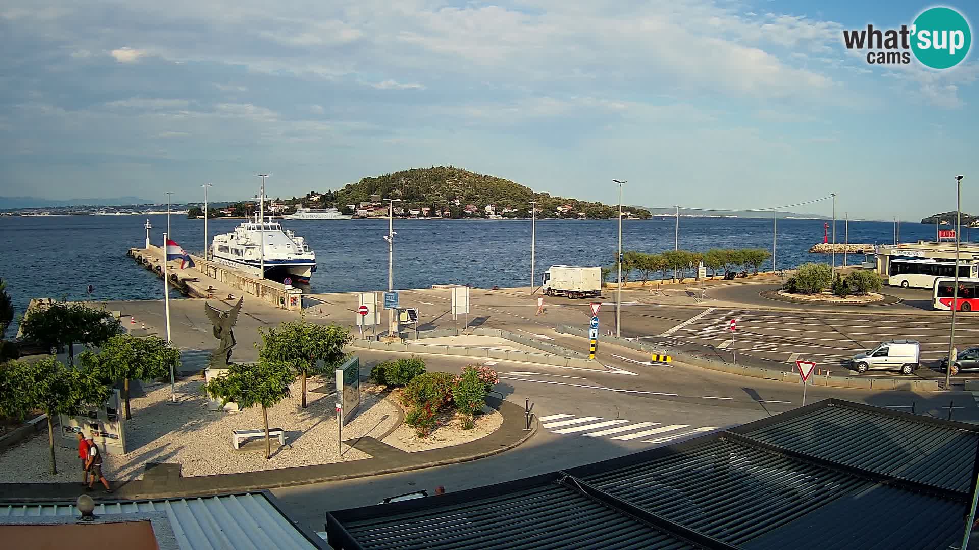Webcam Ugliano – terminal traghetto da Preko a Zara