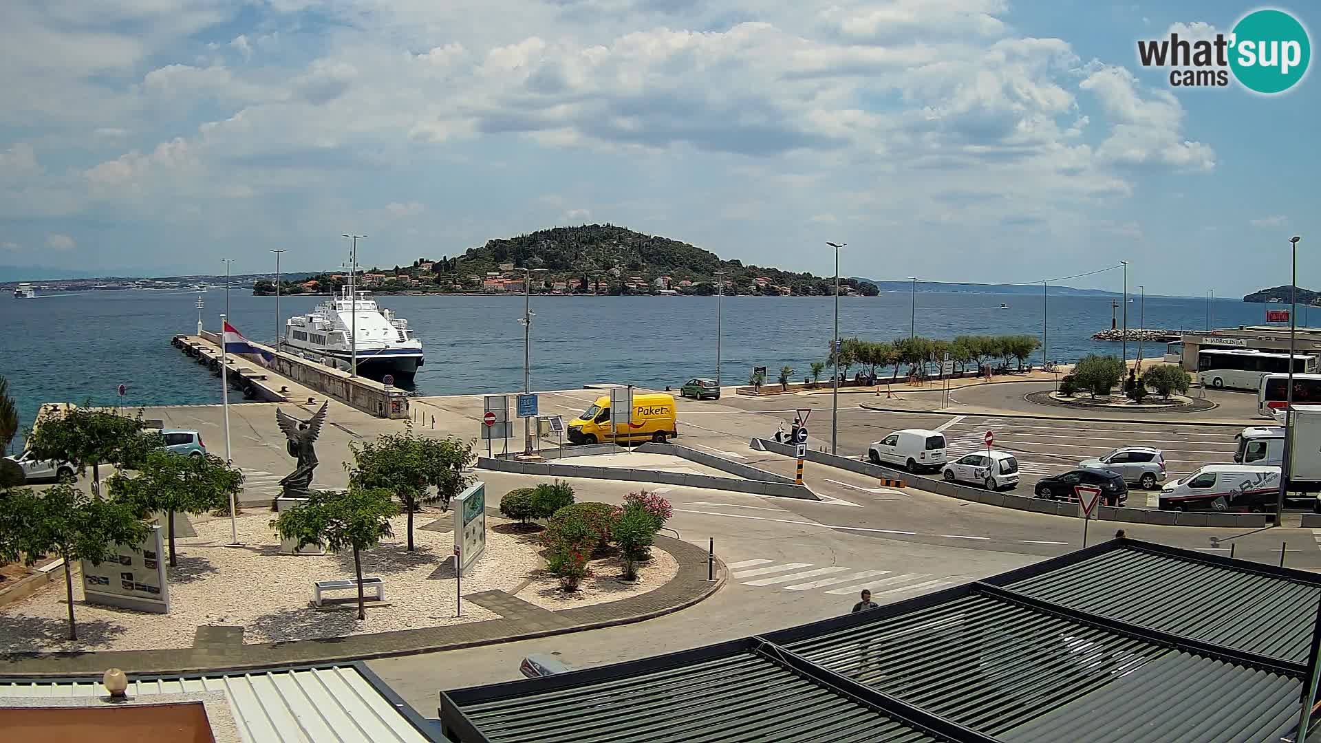 Webcam Ugljan – Preko Ferry to Zadar