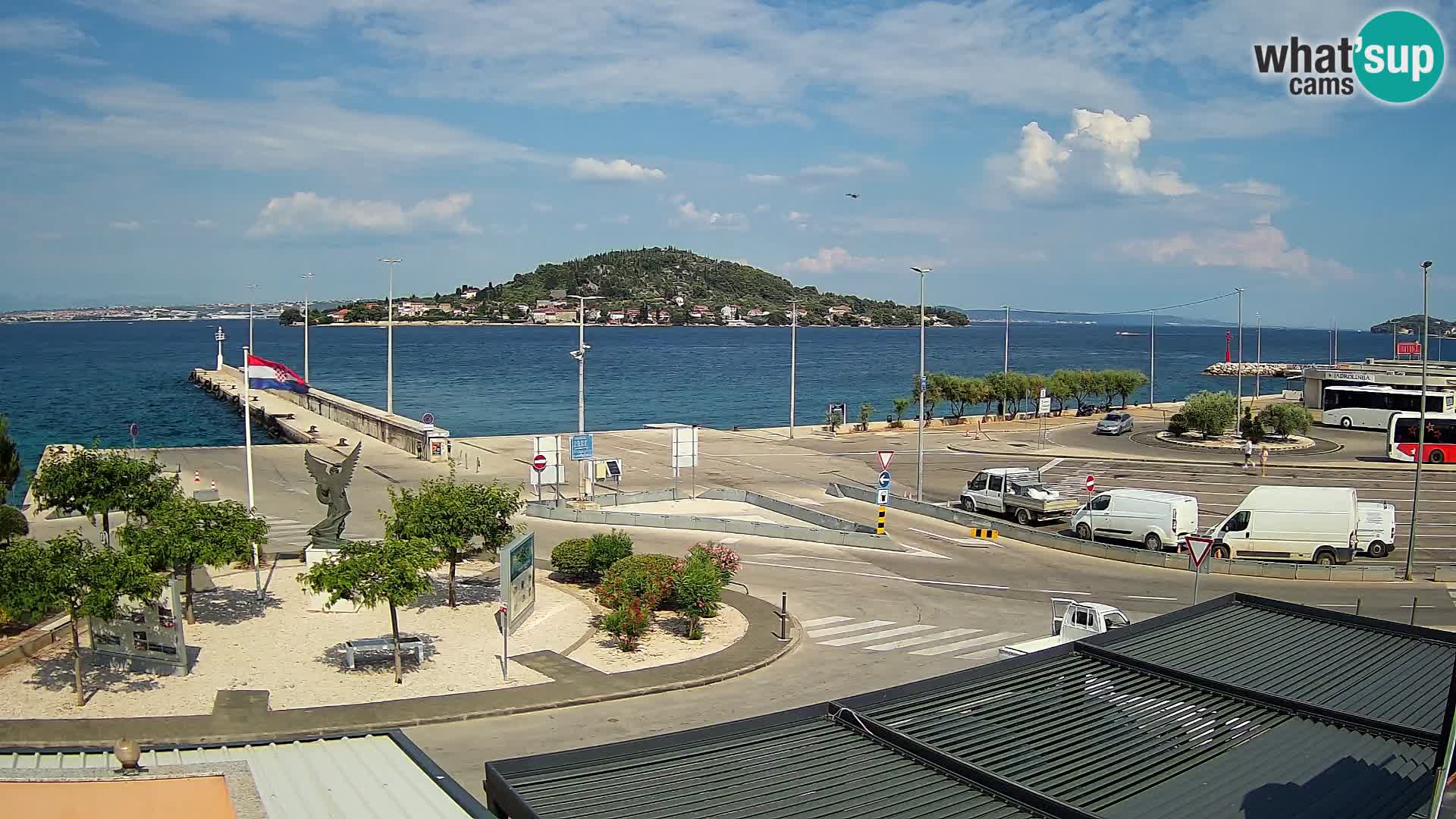 Webcam Ugljan – Preko Ferry to Zadar