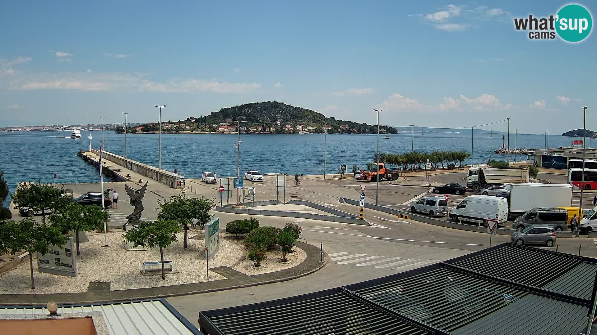 Webcam Ugljan – Preko Ferry to Zadar