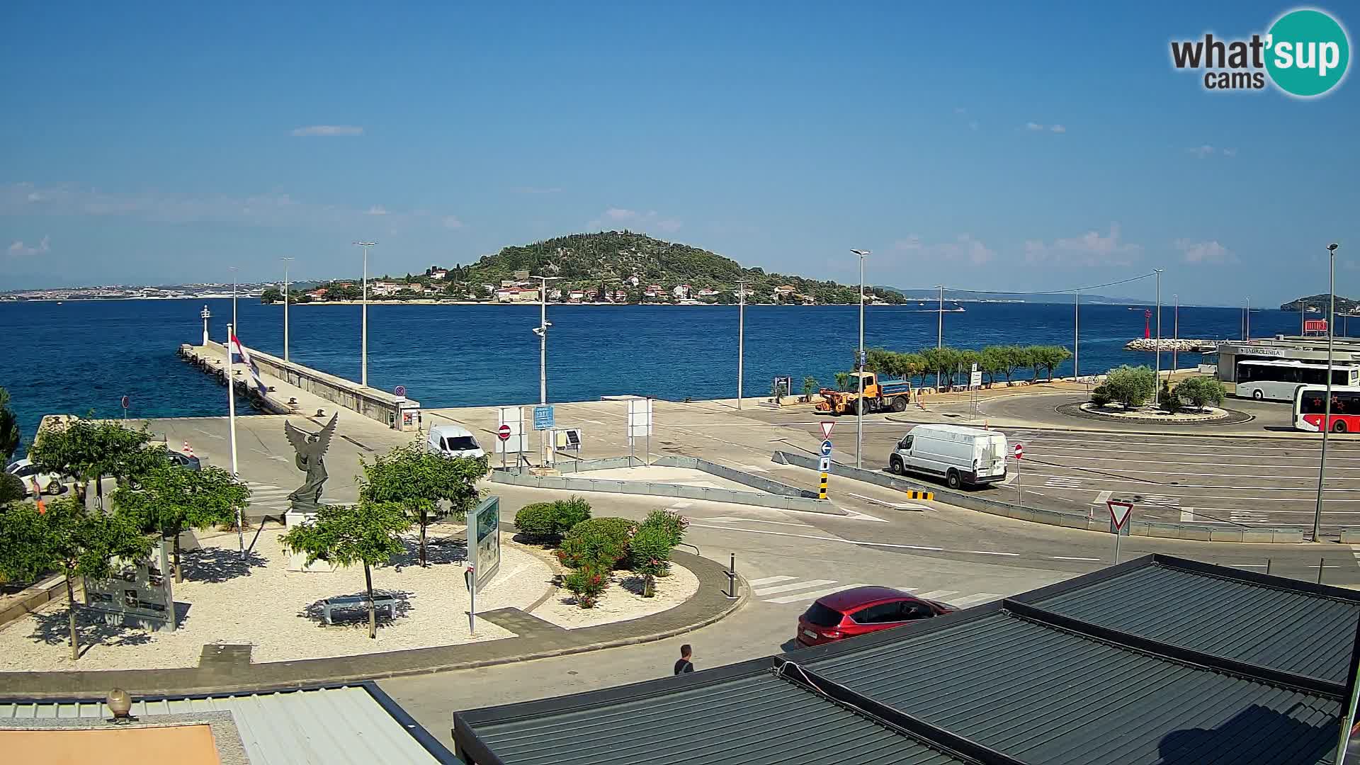 Webcam Ugljan – Preko Ferry to Zadar