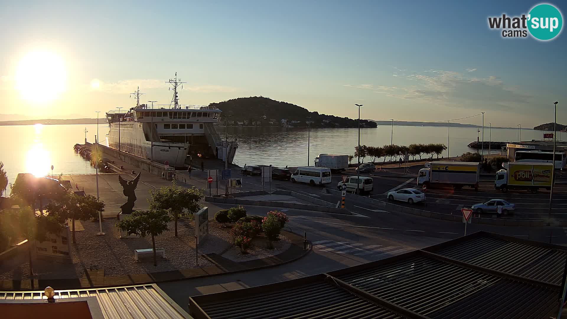 Web kamera Ugljan – Preko trajekt za Zadar