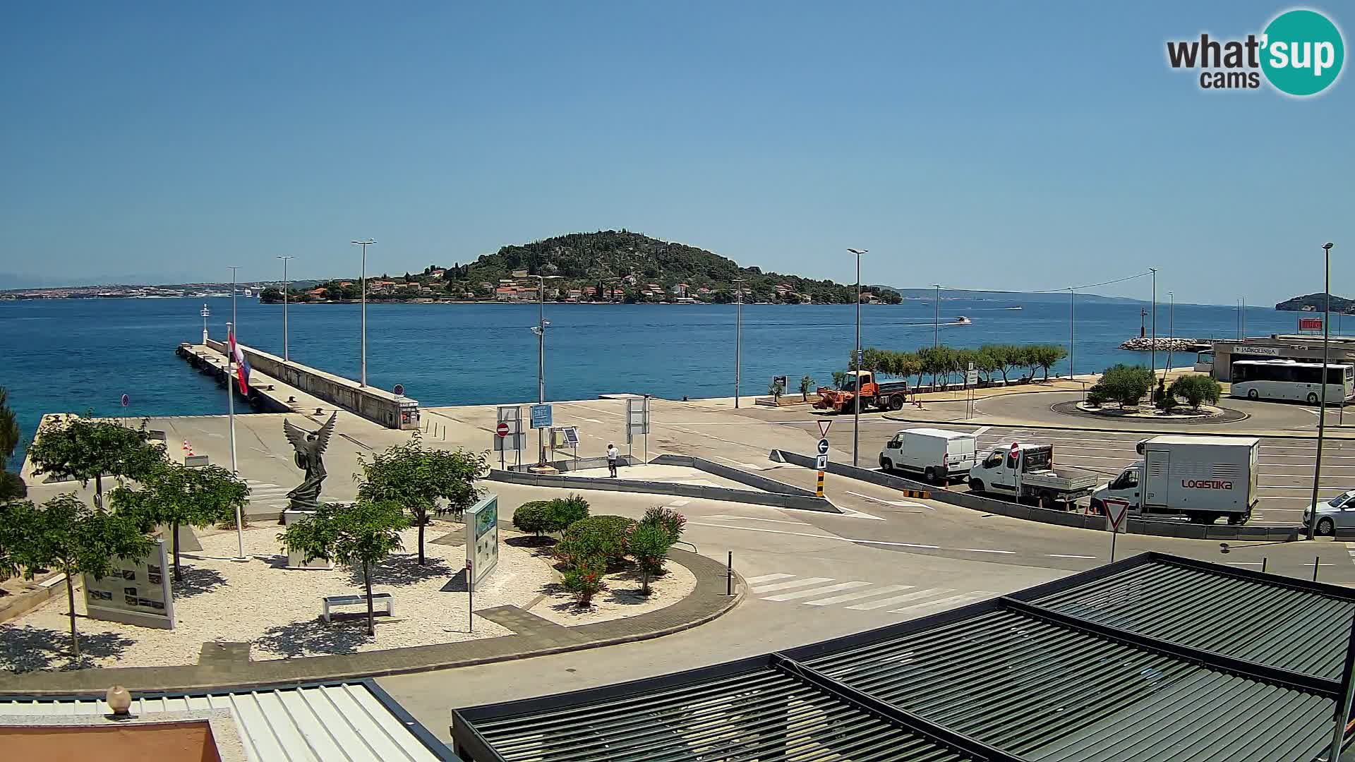 Webcam Ugljan – Preko Ferry to Zadar