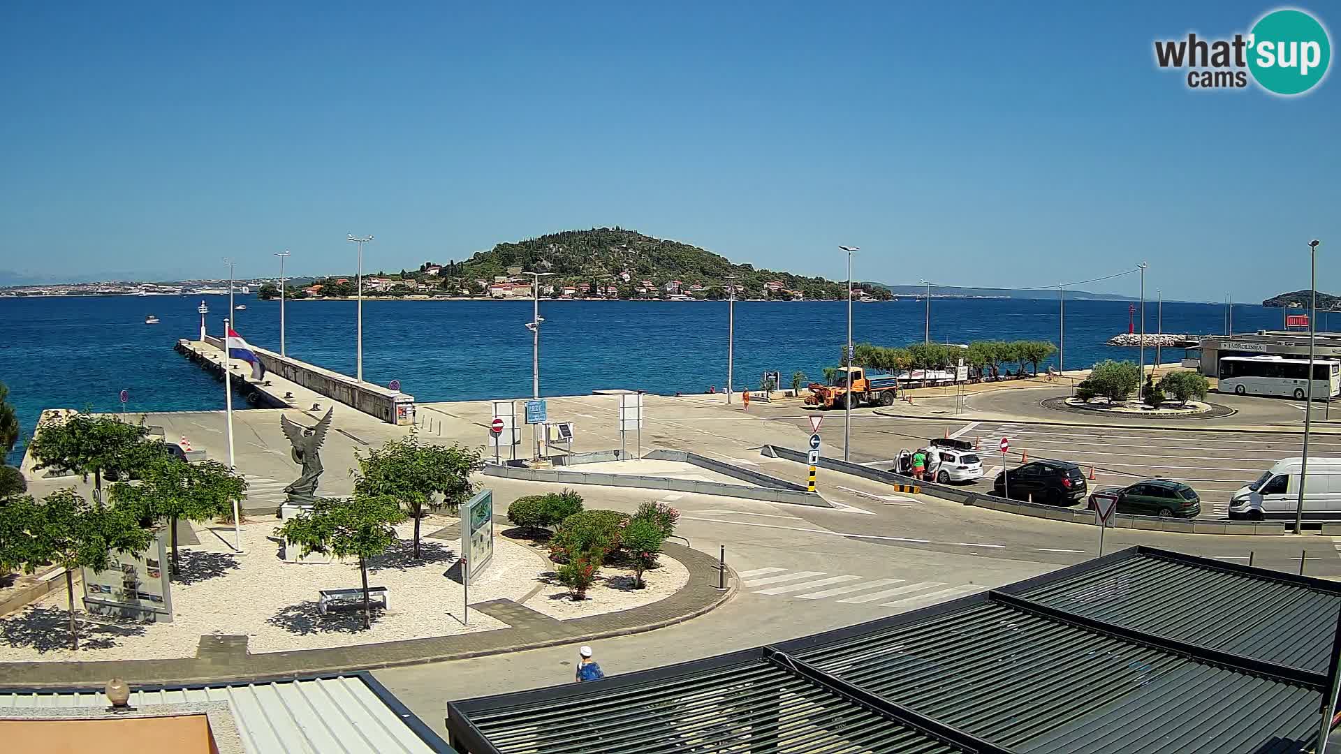 Webcam Ugljan – Preko Ferry to Zadar