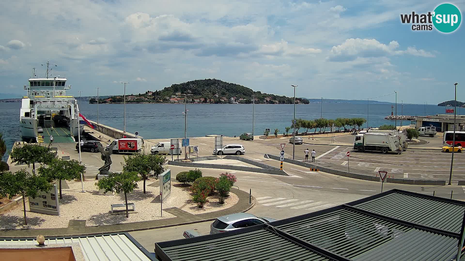Webcam Ugliano – terminal traghetto da Preko a Zara
