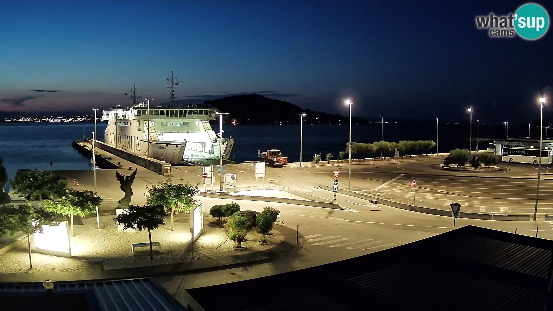 Web kamera Ugljan – Preko trajekt za Zadar
