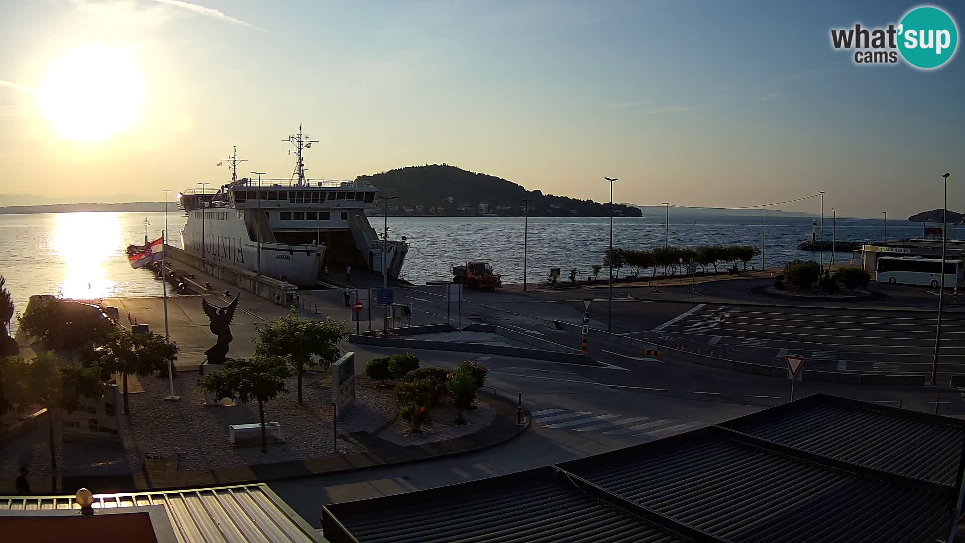 Webcam Ugliano – terminal traghetto da Preko a Zara