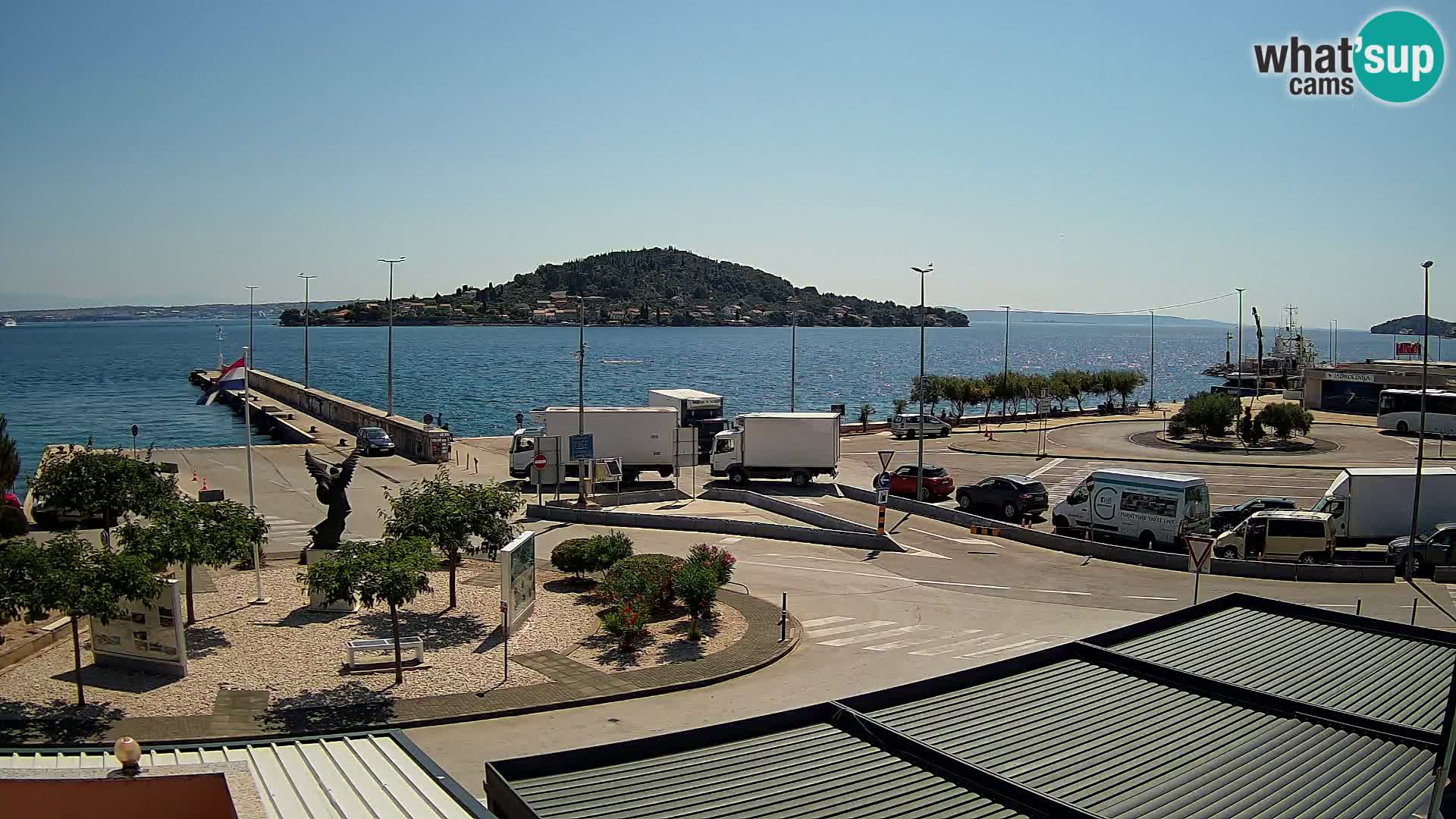 Webcam Ugljan – Preko Ferry to Zadar
