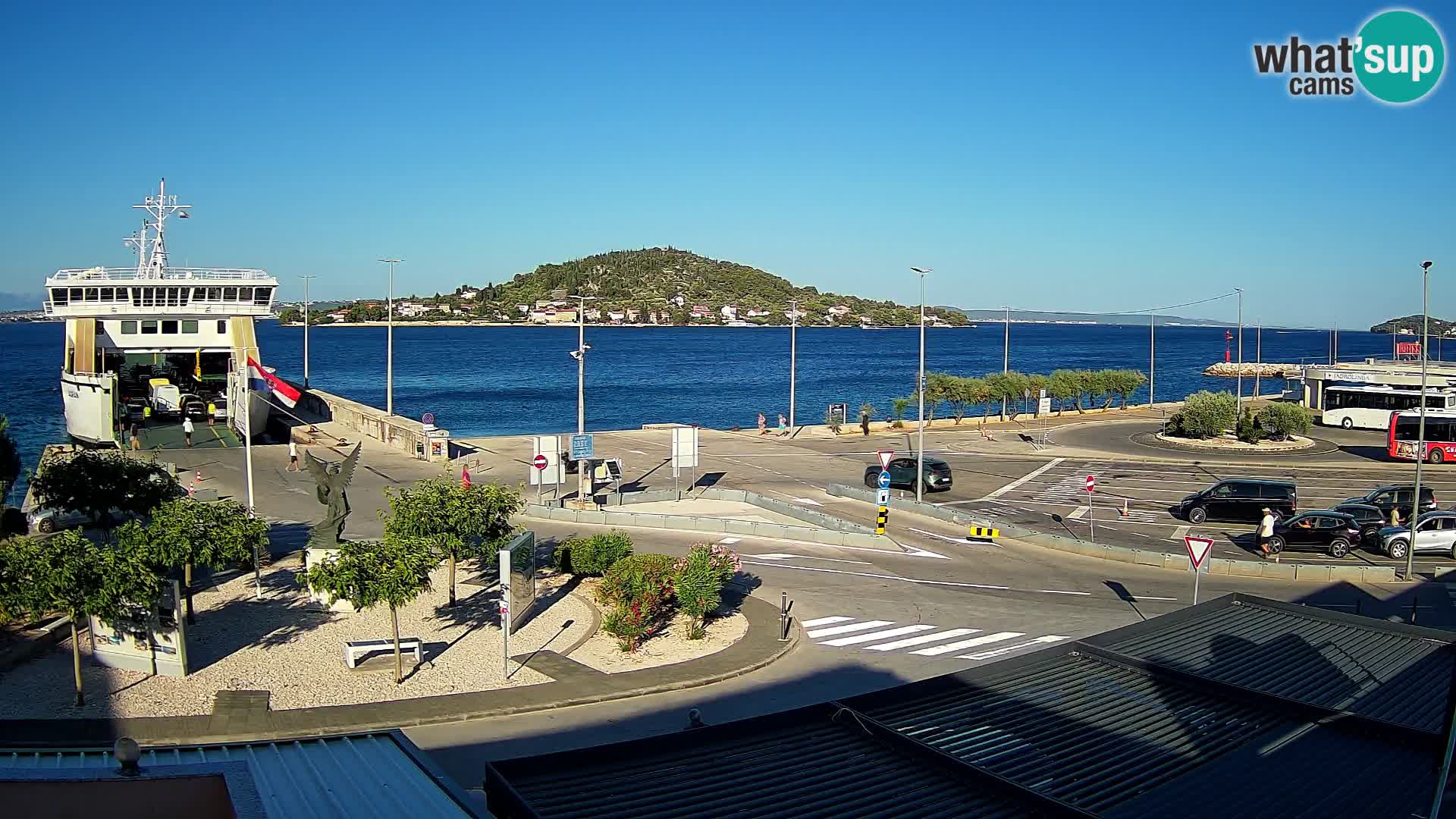 Webcam Ugljan – Preko Ferry to Zadar
