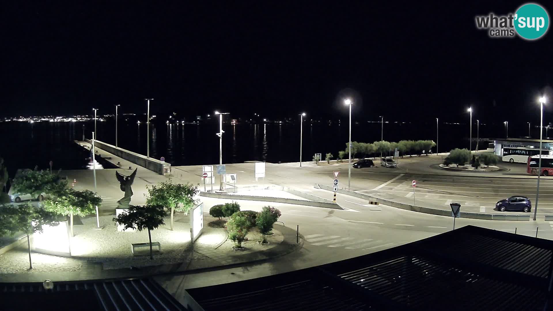 Webcam Ugliano – terminal traghetto da Preko a Zara