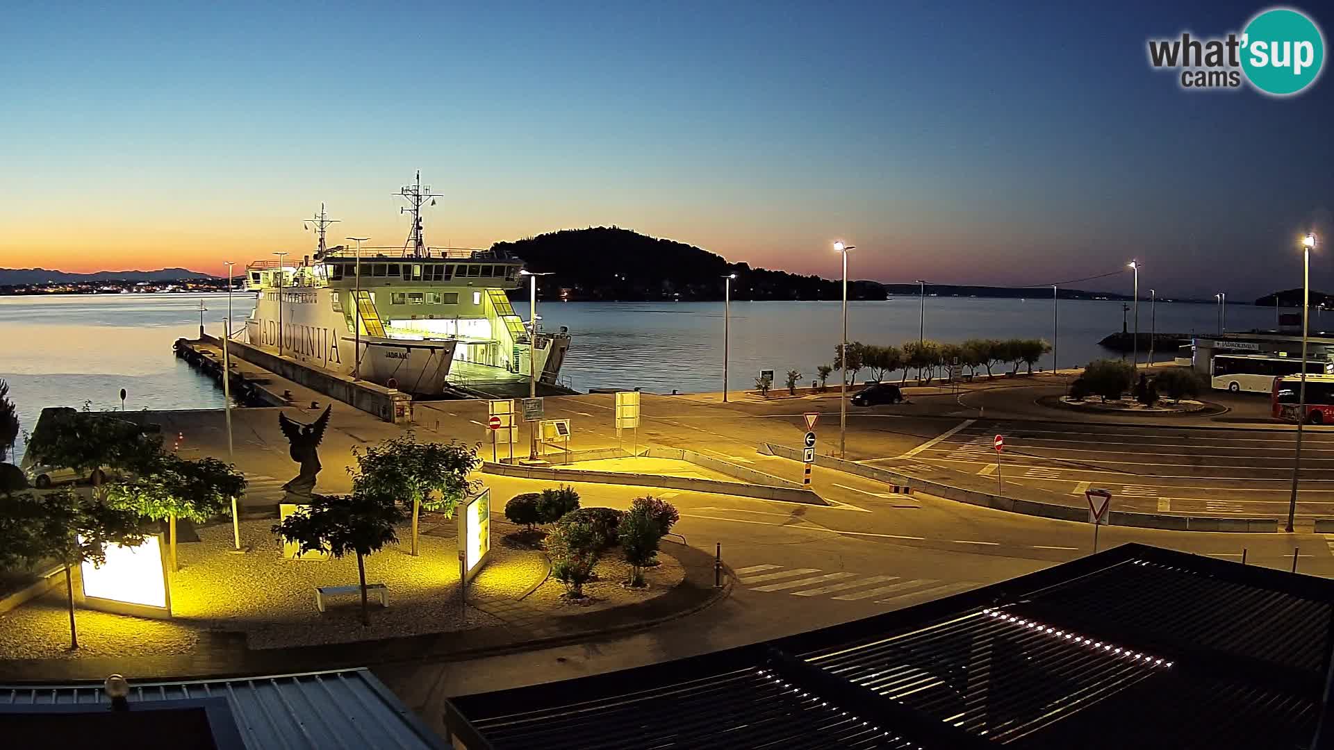 Web kamera Ugljan – Preko trajekt za Zadar