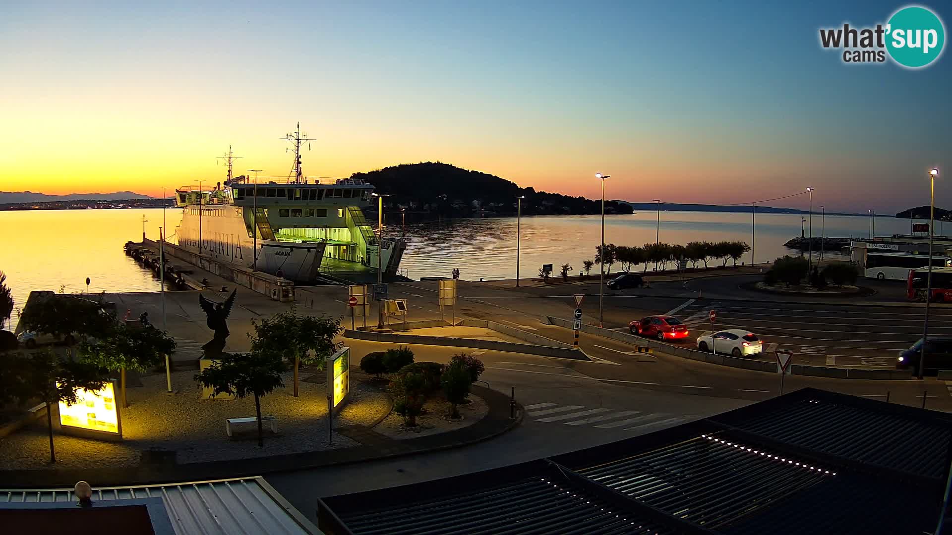 Spletna kamera Ugljan – trajekt Preko – Zadar