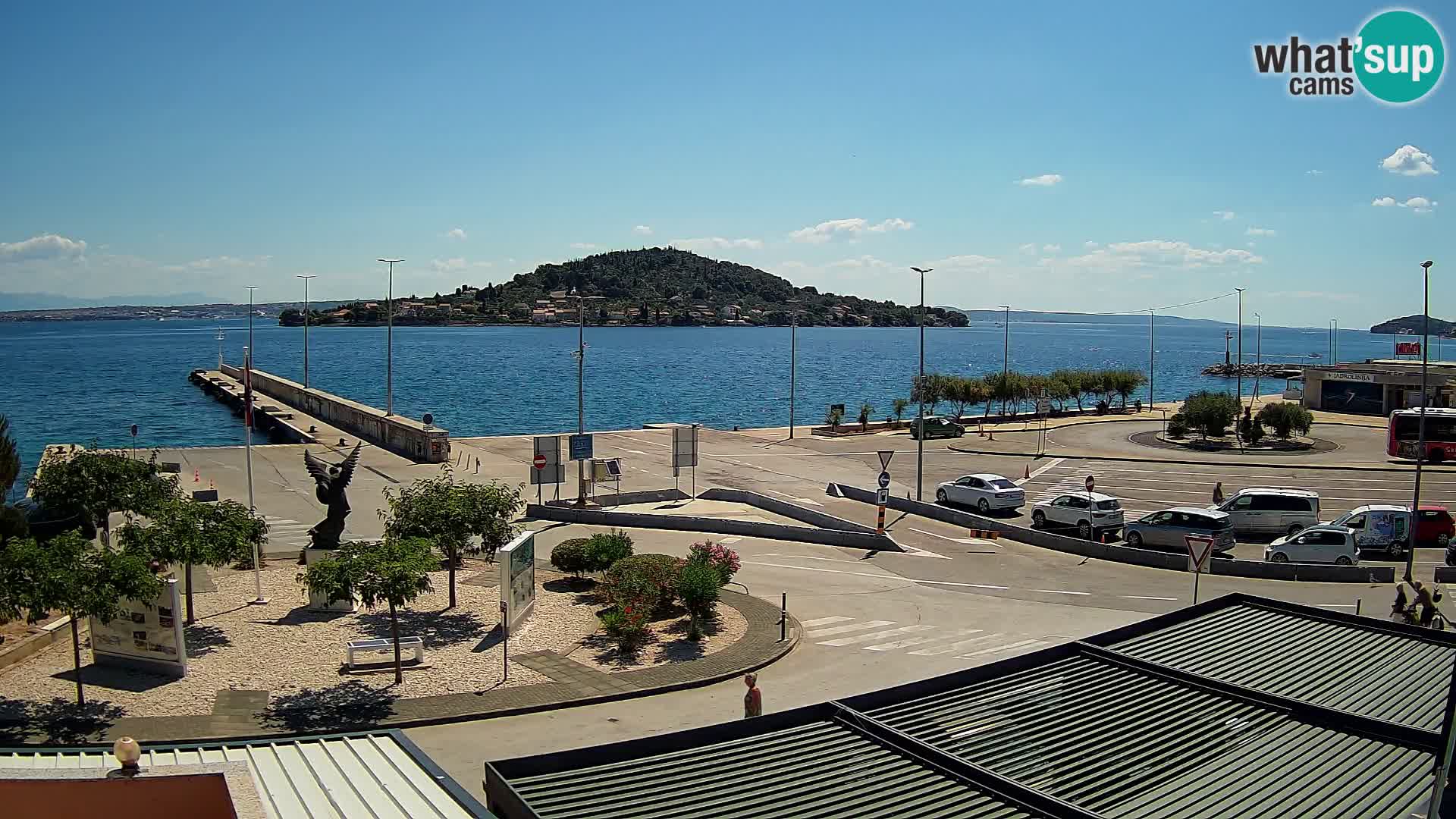 Webcam Ugljan – Preko Ferry to Zadar