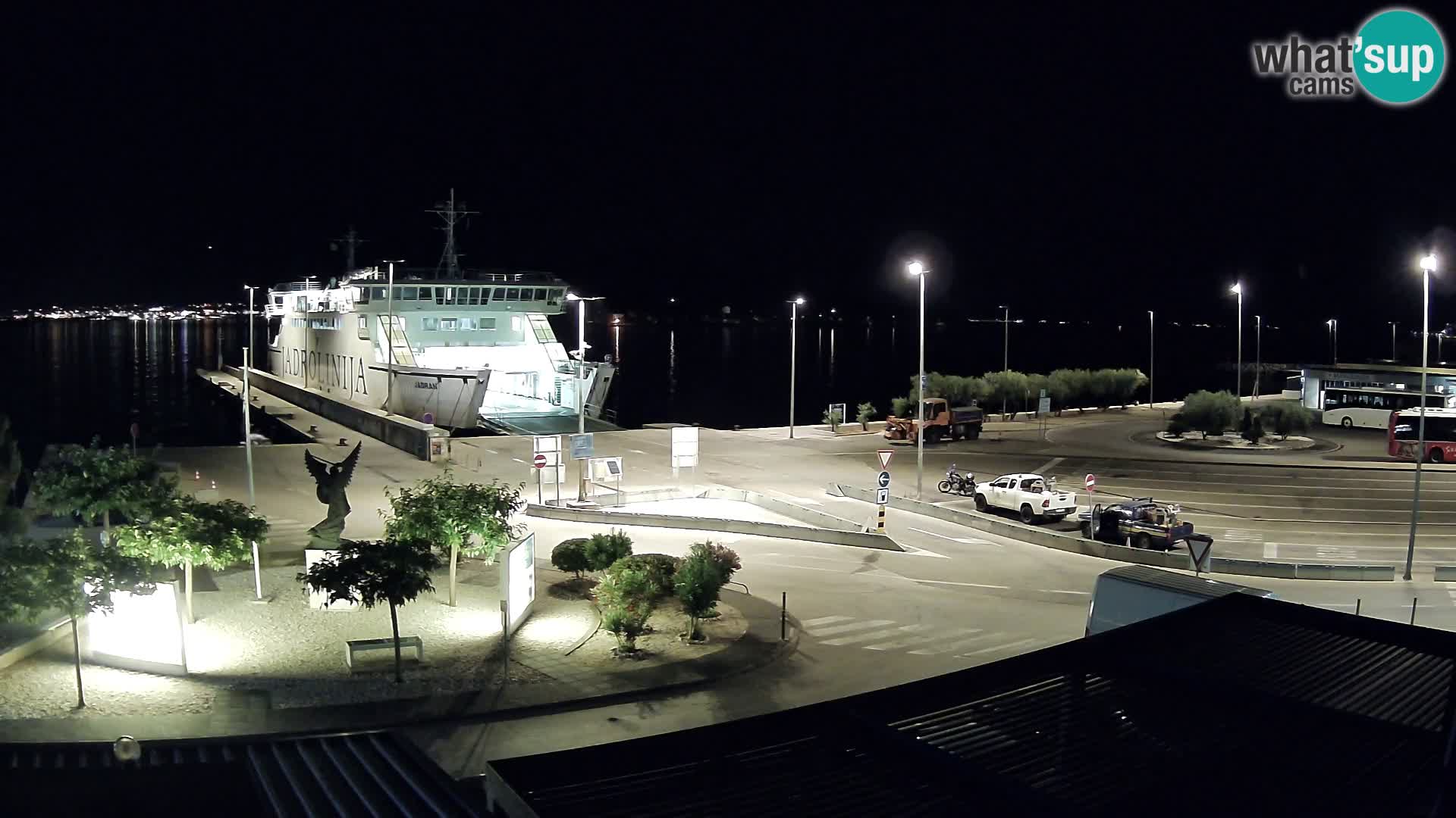 Webcam Ugliano – terminal traghetto da Preko a Zara