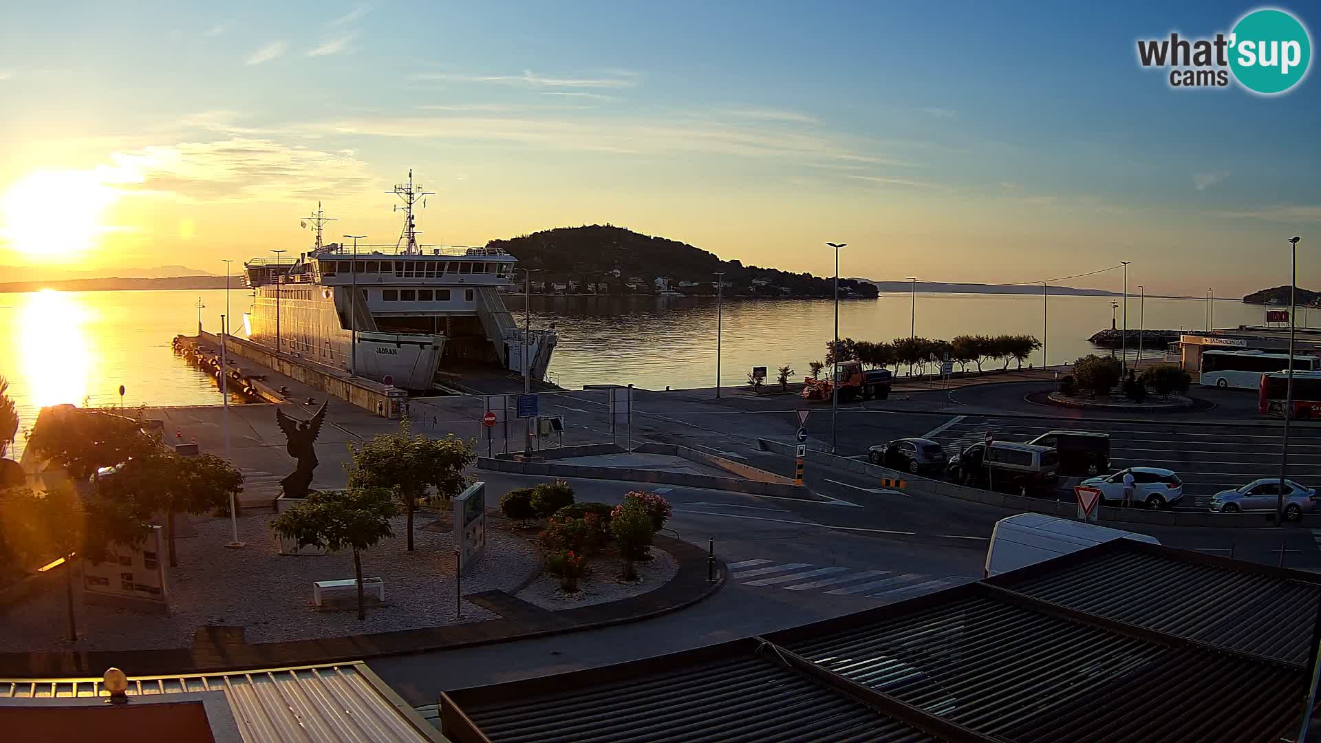 Webcam Ugljan – Preko Ferry to Zadar
