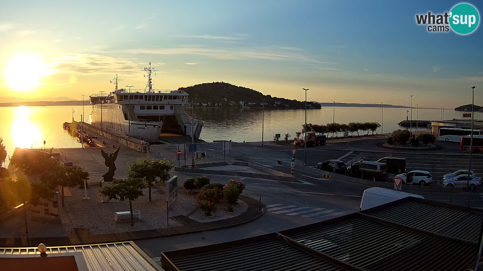 Webcam Ugljan – Preko Ferry to Zadar