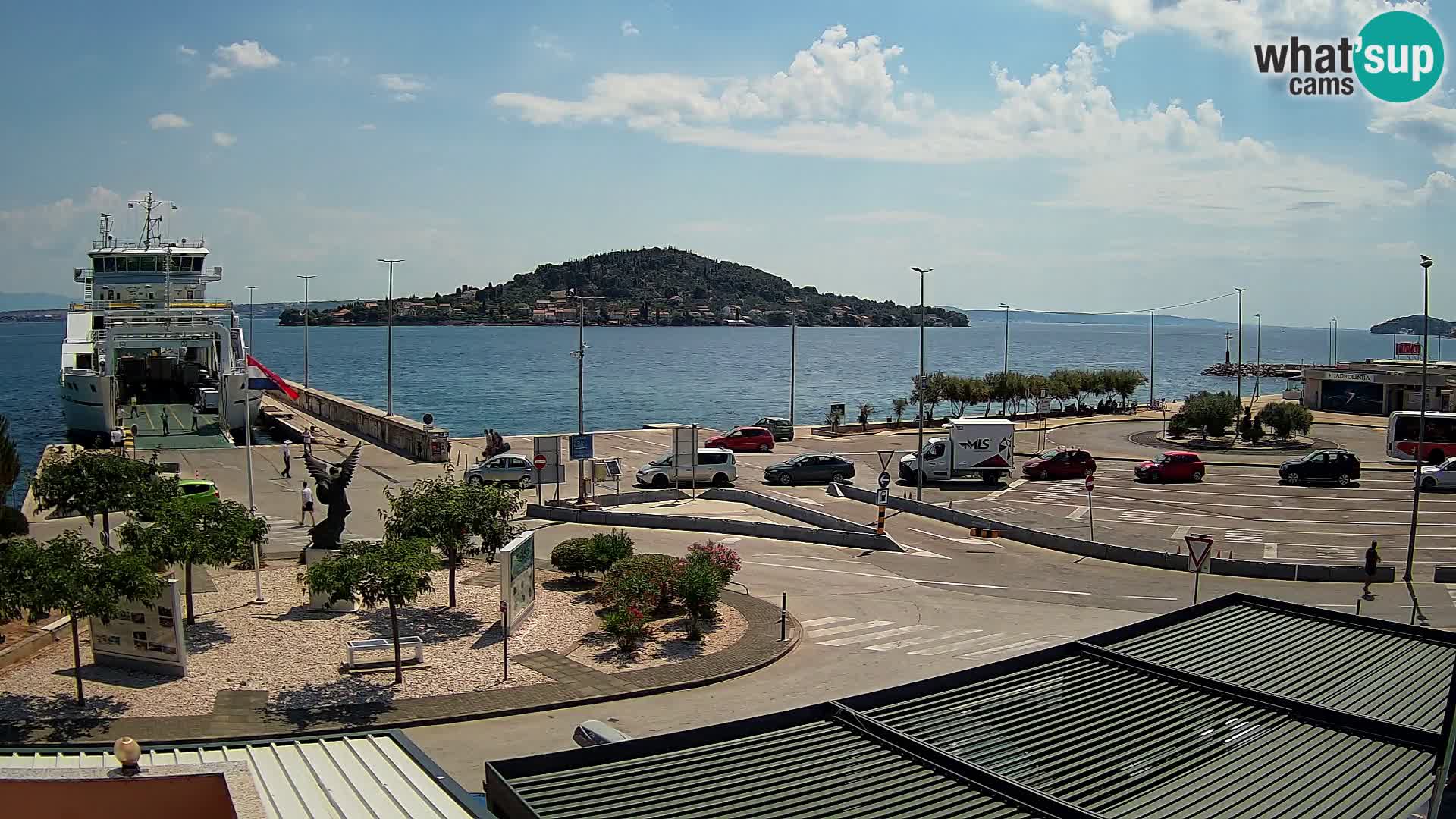 Webcam Ugljan – Preko Ferry to Zadar