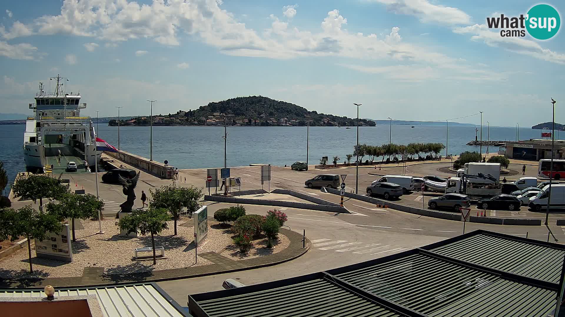 Webcam Ugljan – Preko Ferry to Zadar