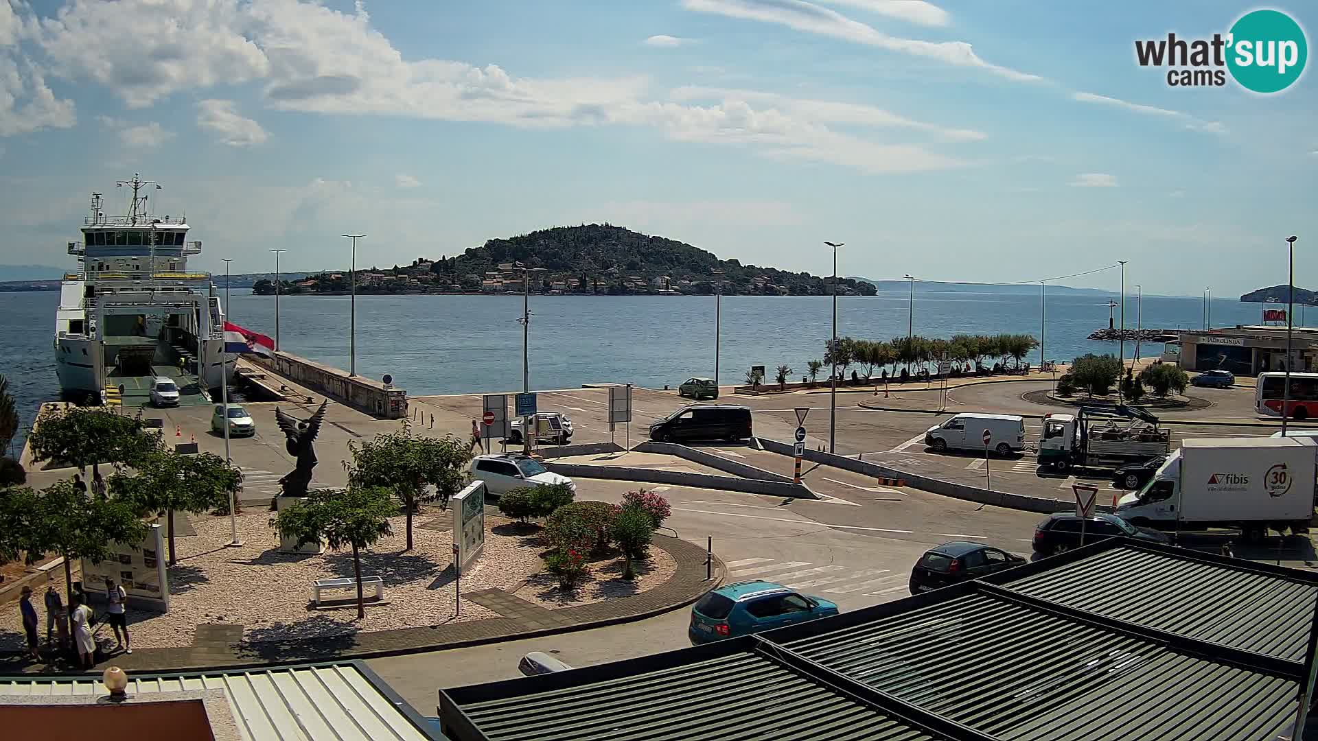 Webcam Ugljan – Preko Ferry to Zadar