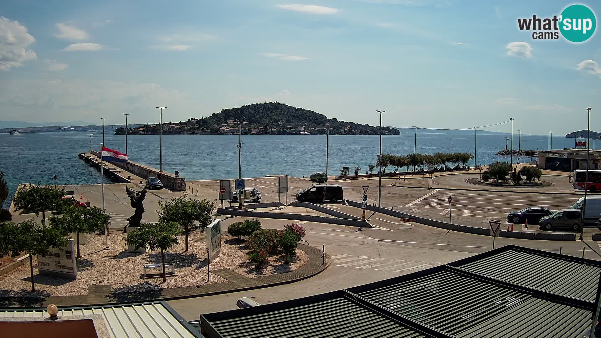 Webcam Ugljan – Preko Ferry to Zadar