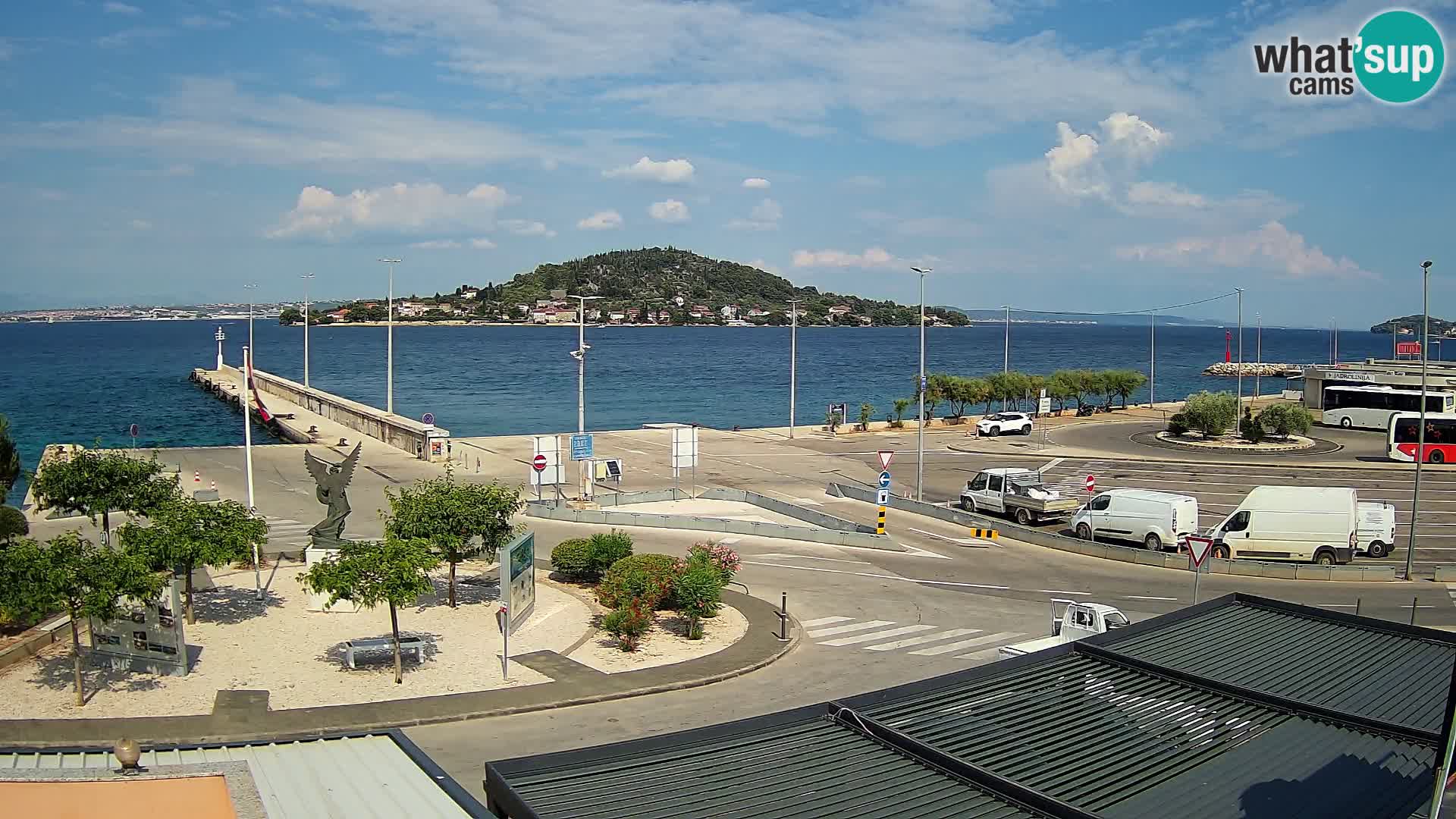 Webcam Ugljan – Preko Ferry to Zadar