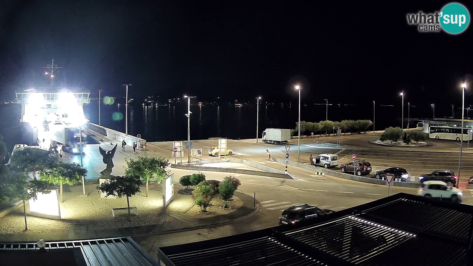 Webcam Ugliano – terminal traghetto da Preko a Zara