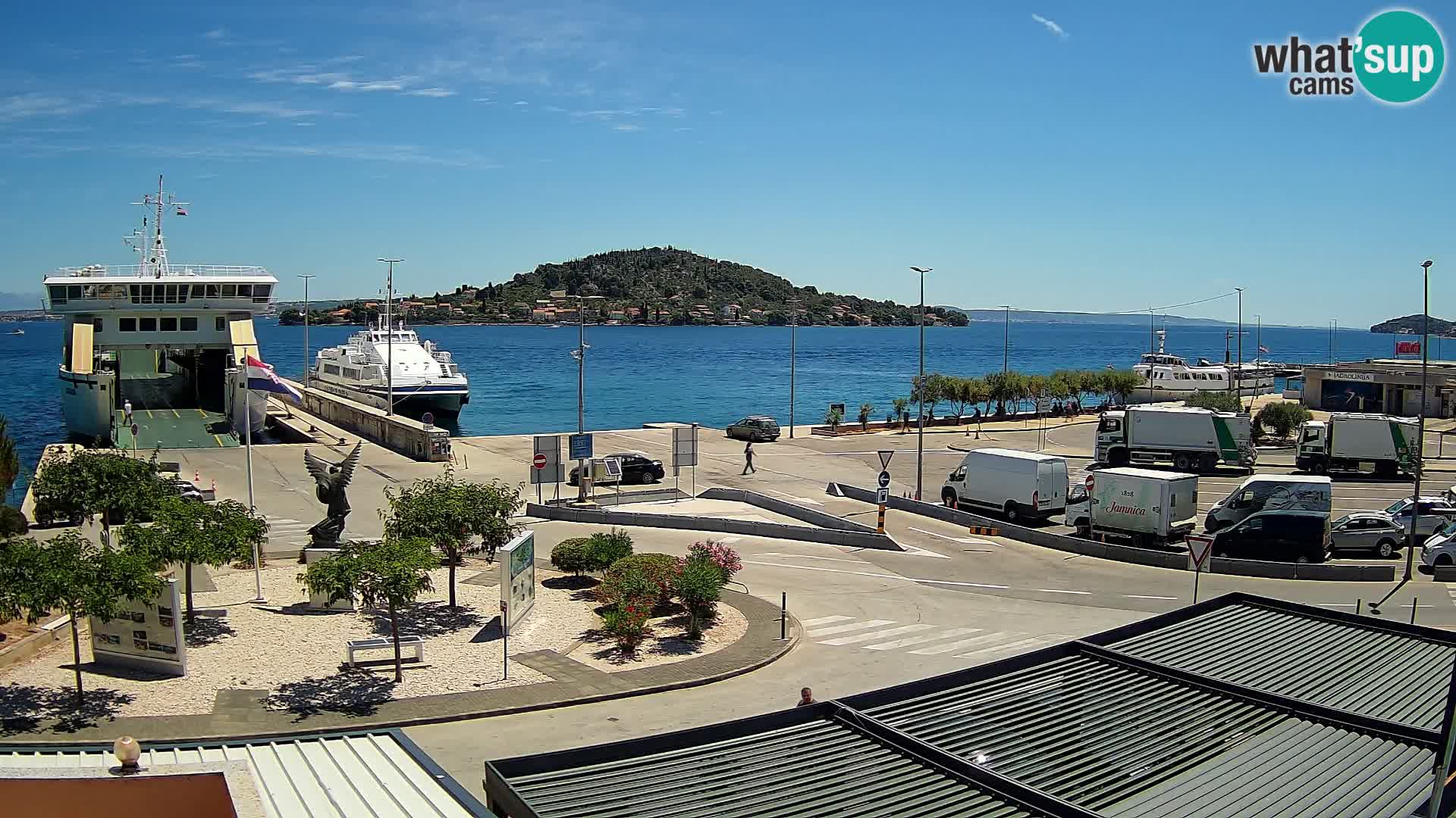 Webcam Ugljan – Preko Ferry to Zadar