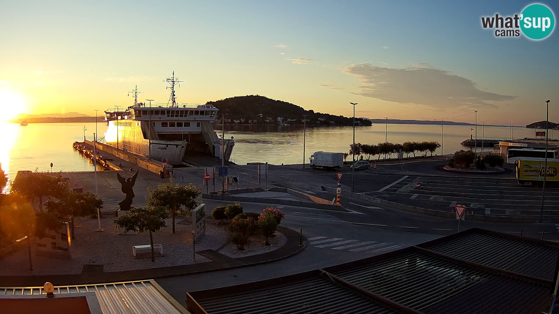 Webcam Ugljan – Preko Ferry to Zadar