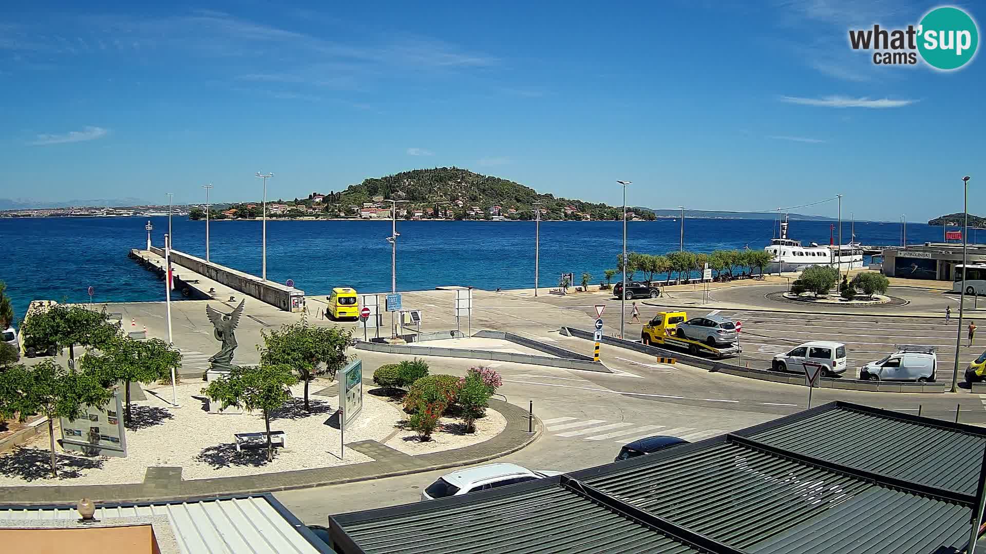 Webcam Ugljan – Preko Ferry to Zadar