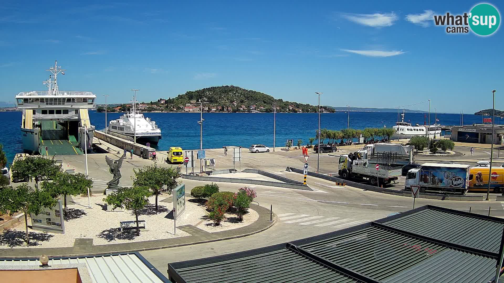Webcam Ugljan – Preko Ferry to Zadar
