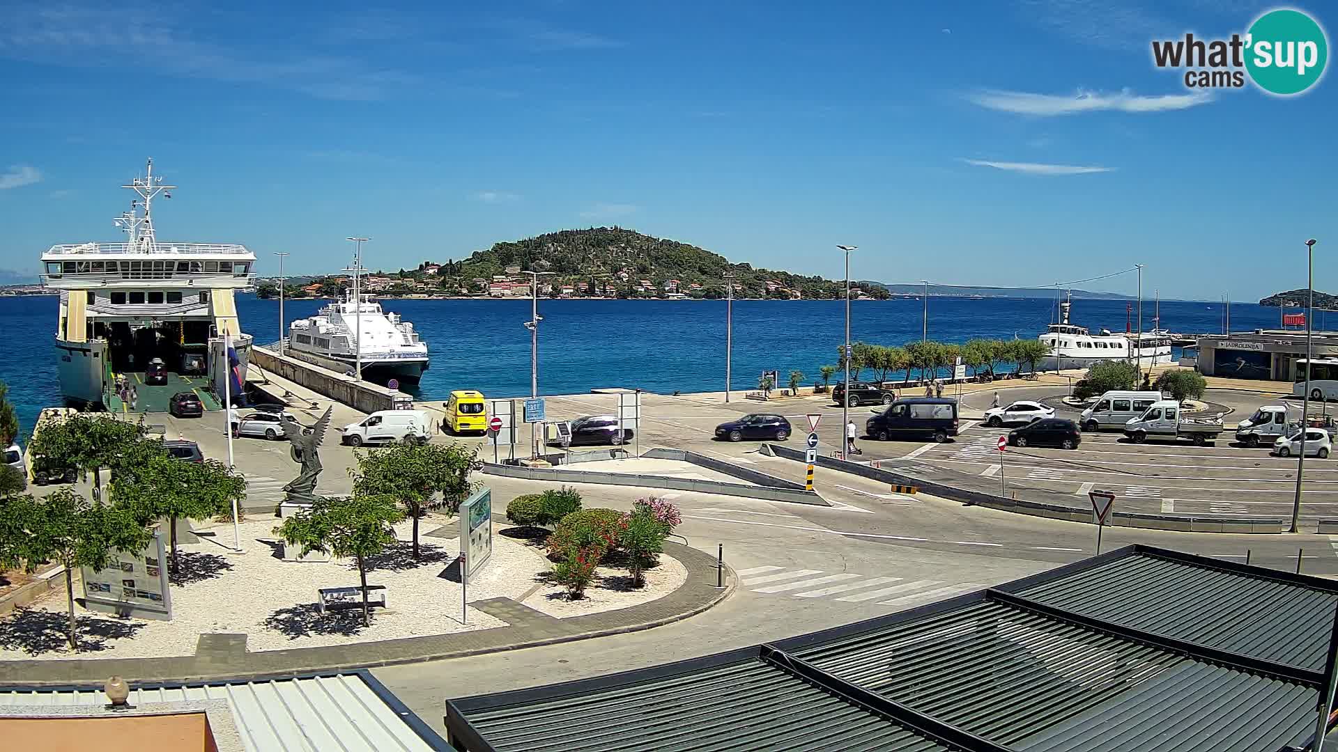 Webcam Ugljan – Preko Ferry to Zadar