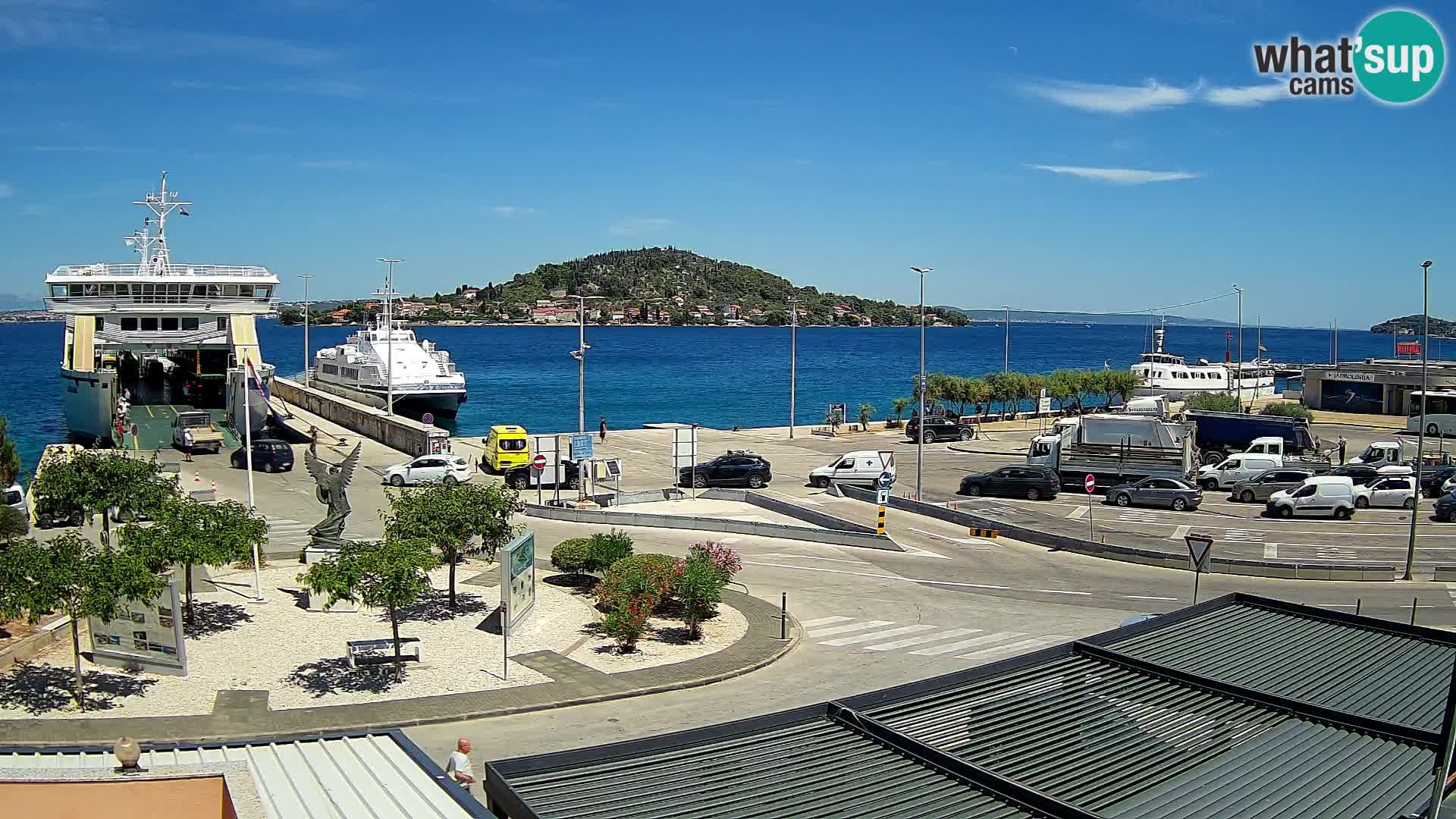 Webcam Ugliano – terminal traghetto da Preko a Zara