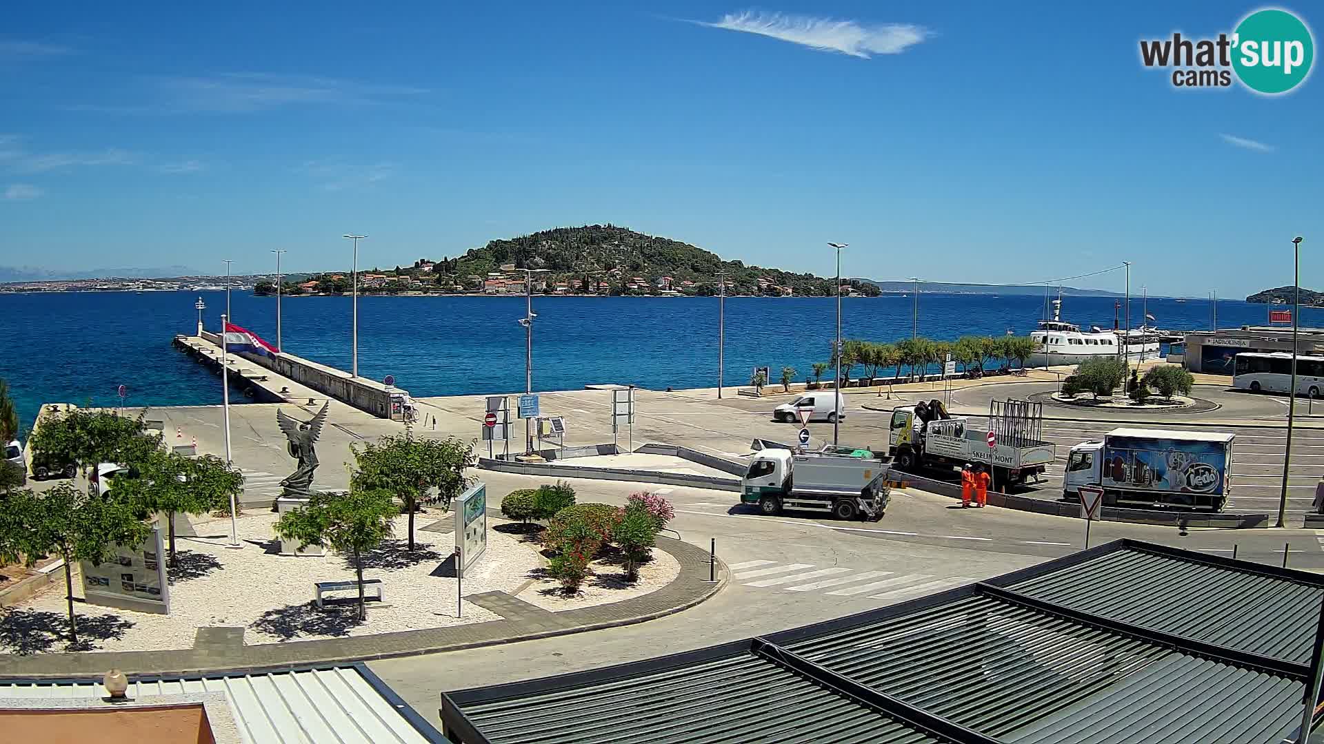 Webcam Ugljan – Preko Ferry to Zadar