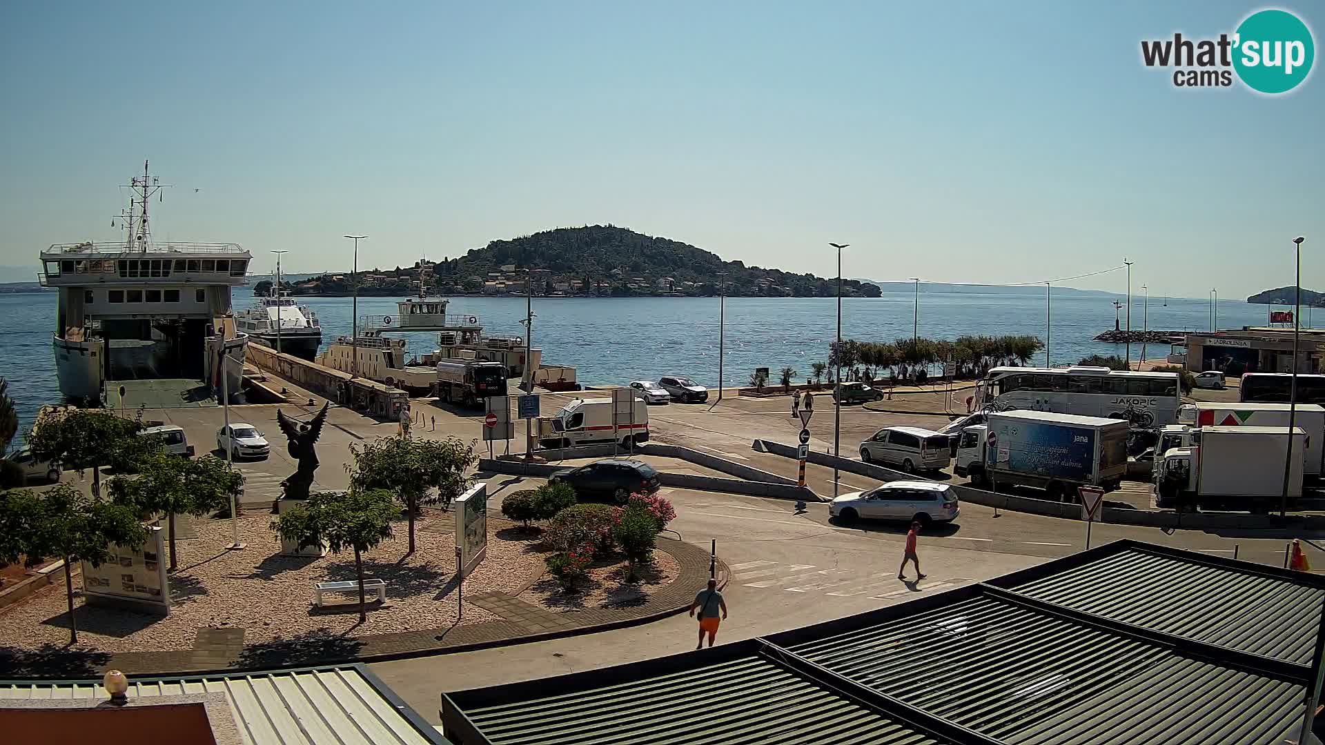 Webcam Ugliano – terminal traghetto da Preko a Zara